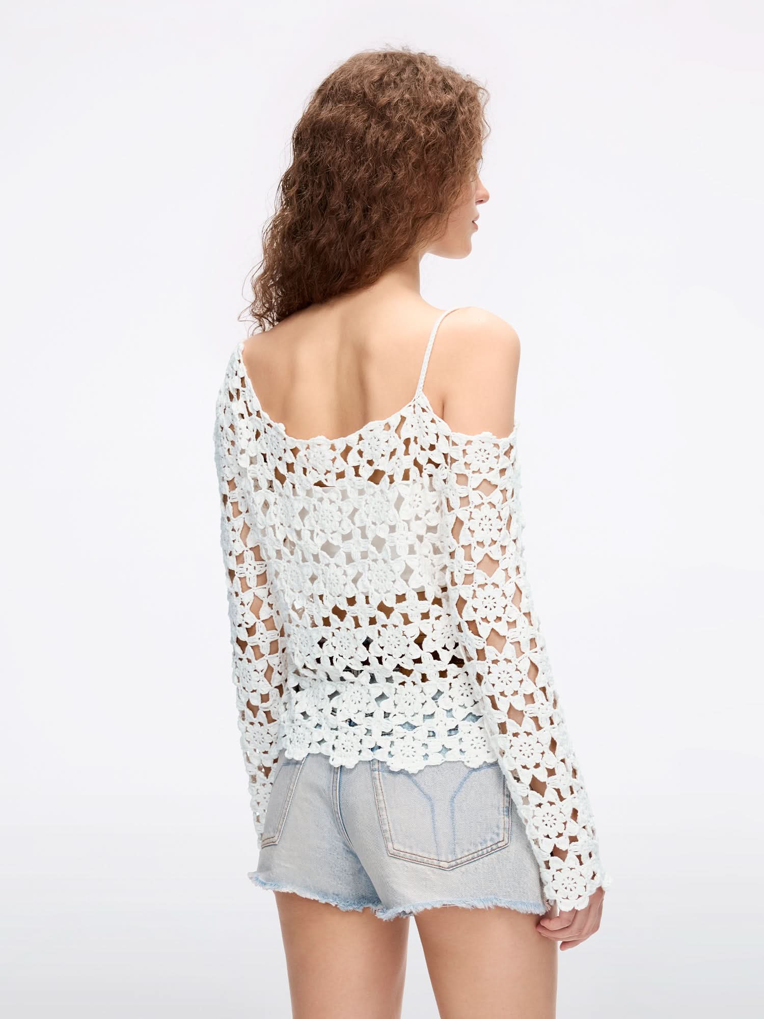 Crochet Knit Top