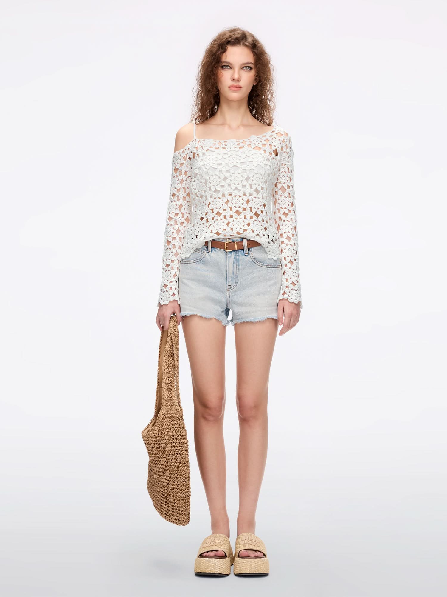 Crochet Knit Top