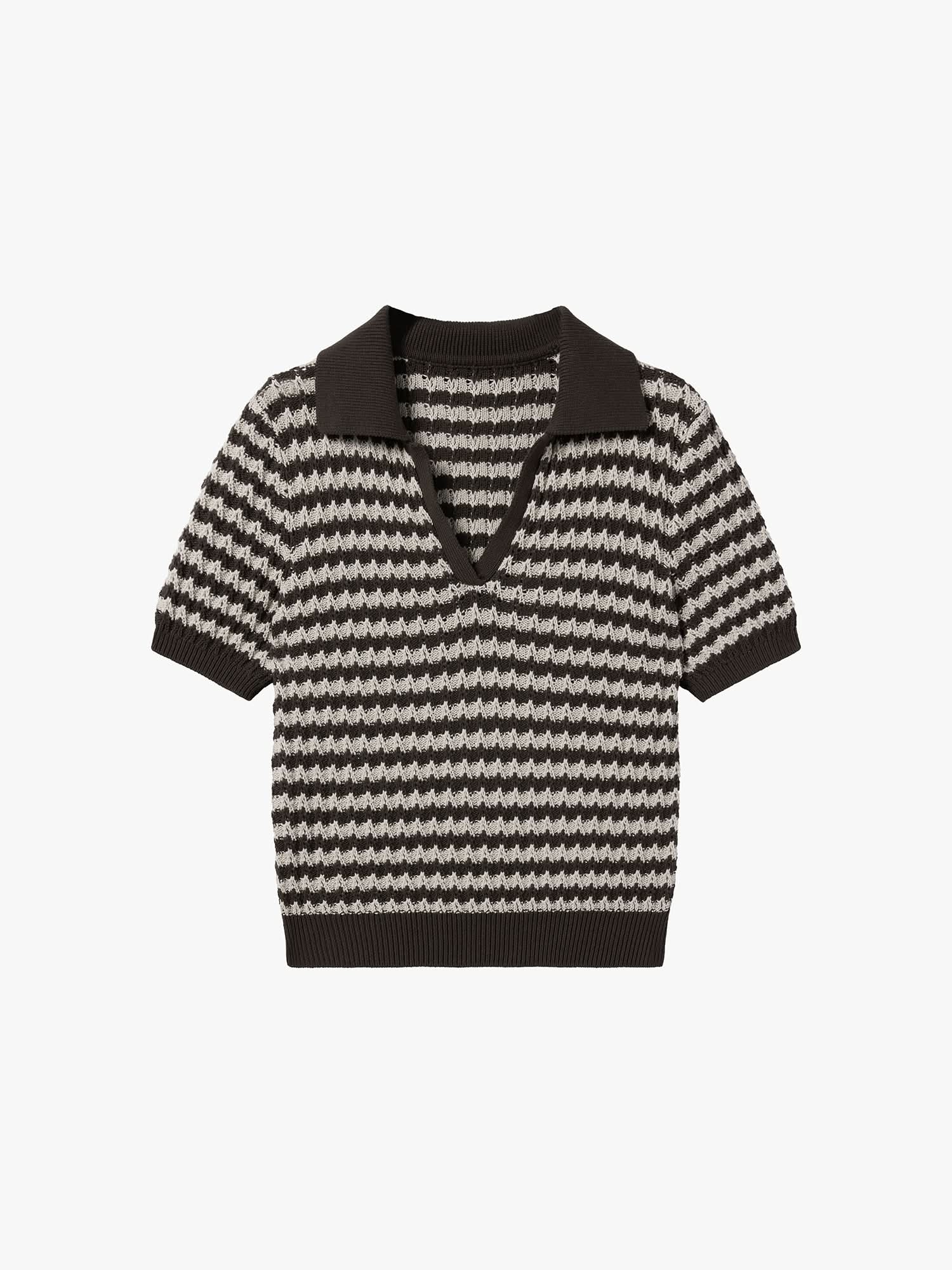 Striped Knit Sweater