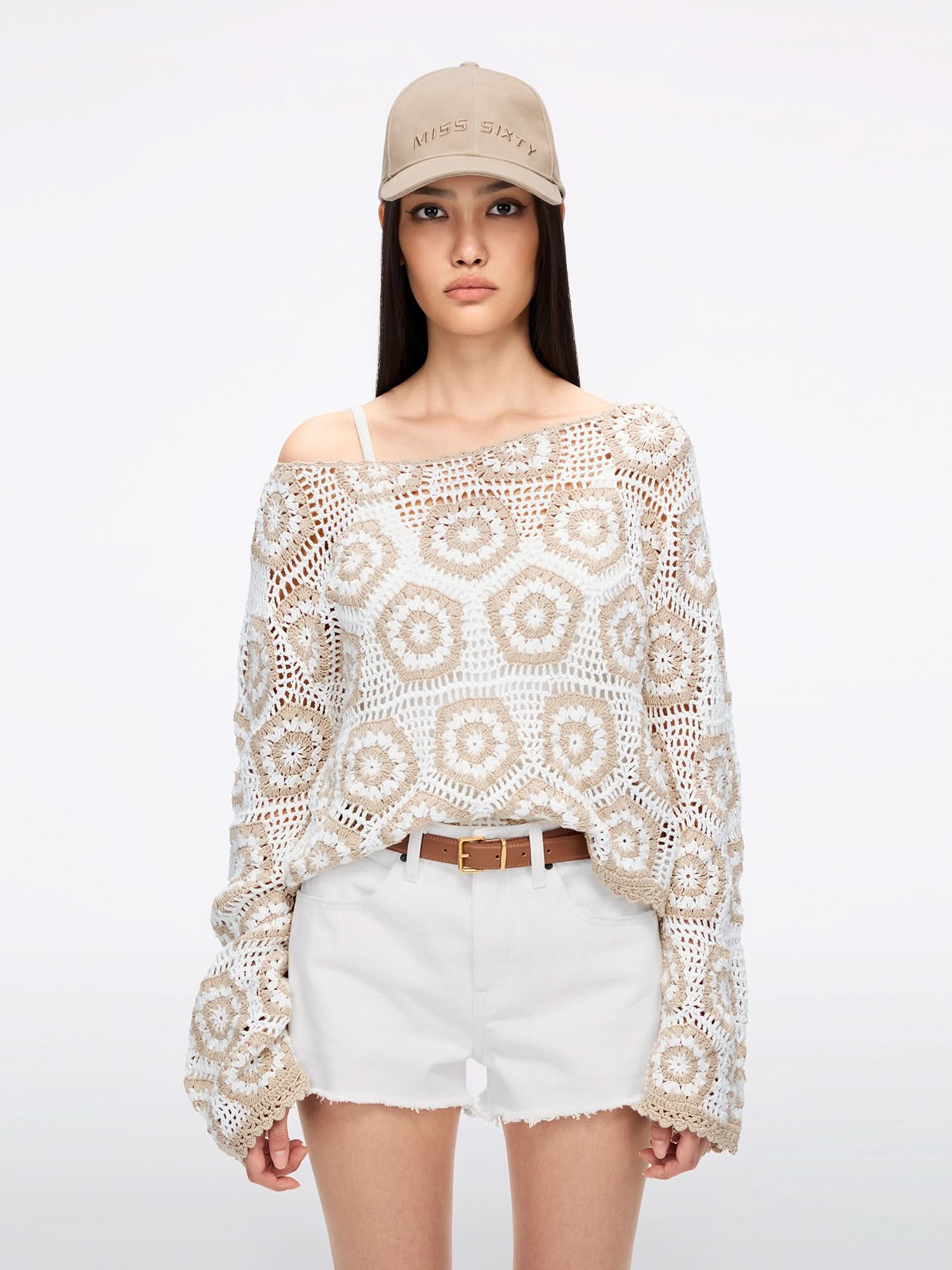 Crochet Knit Cropped Top