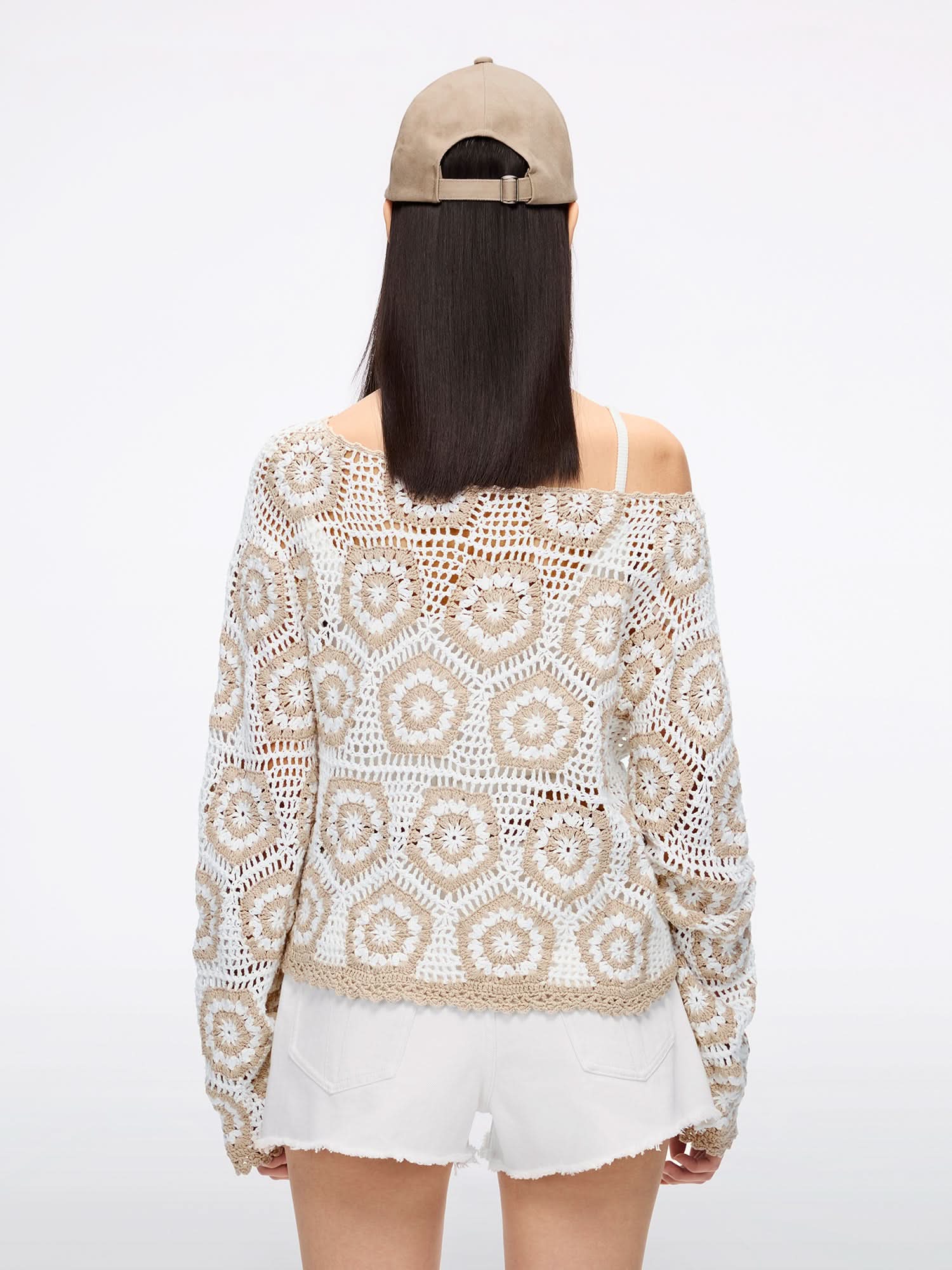 Crochet Knit Cropped Top