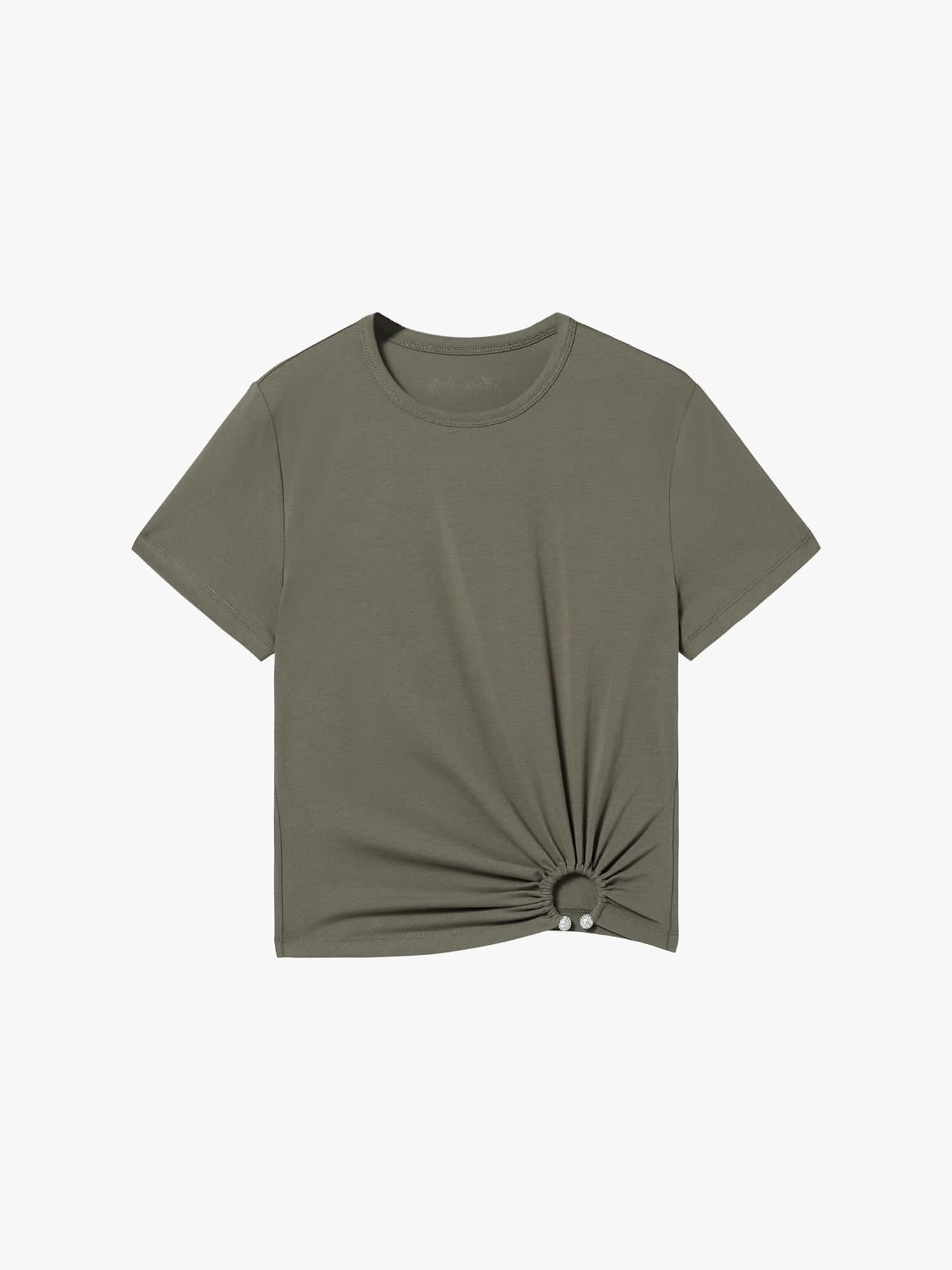 Round Neck Short-Sleeve T-Shirt