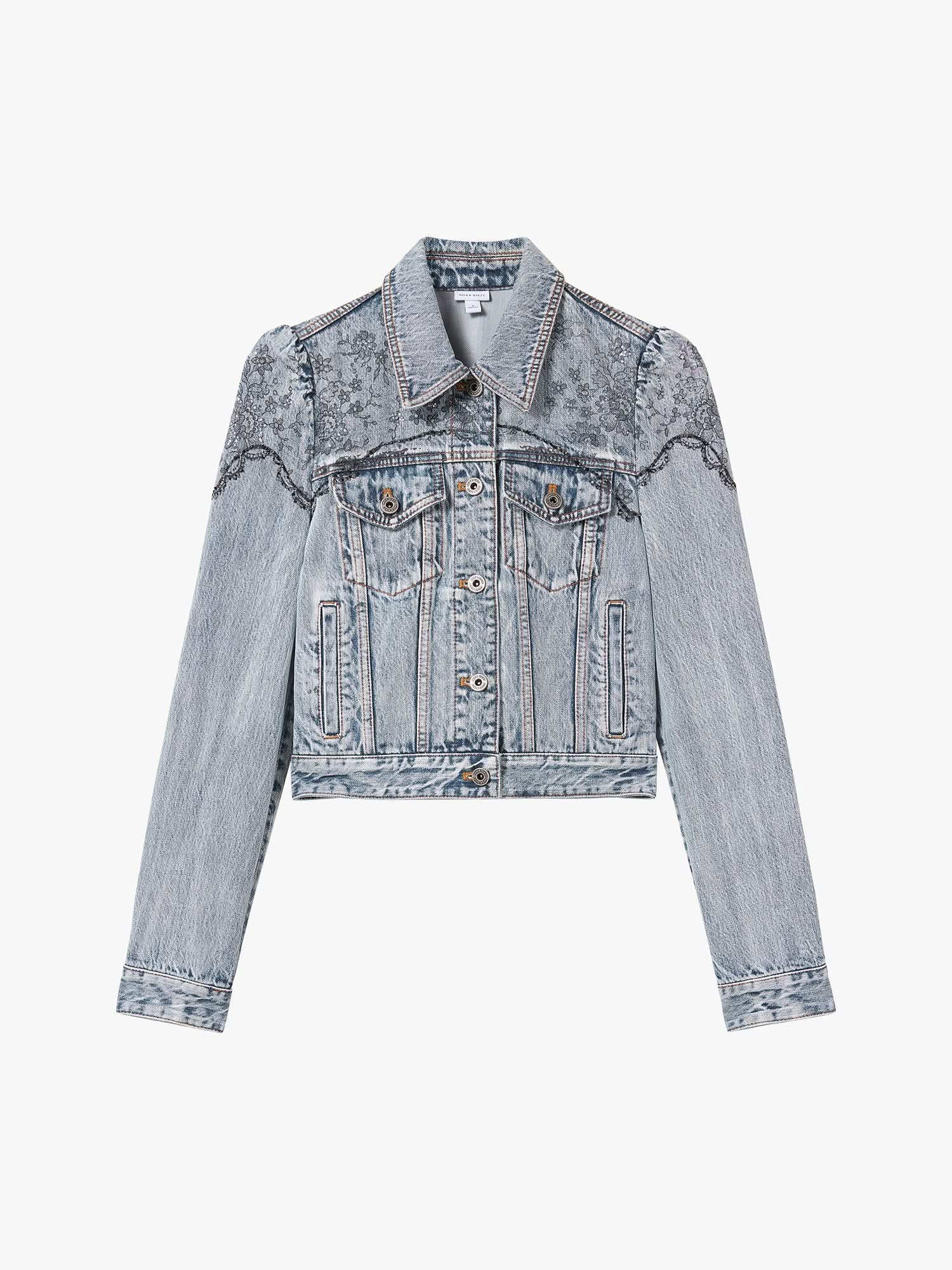 Beaded Denim Jacket