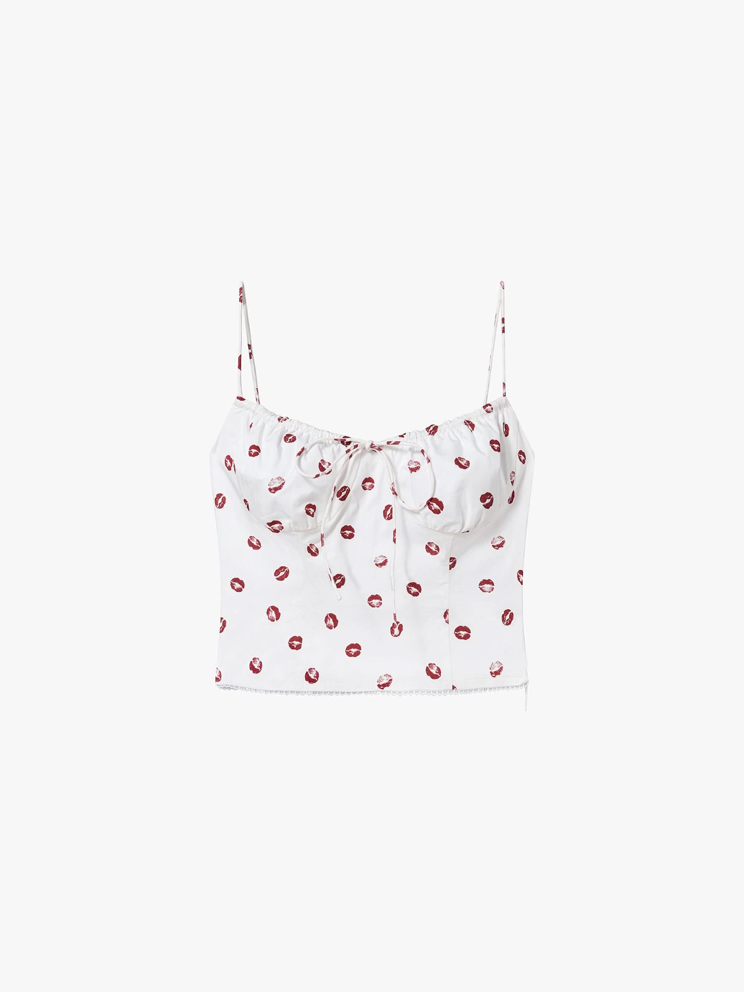 Lip Print Cami Top