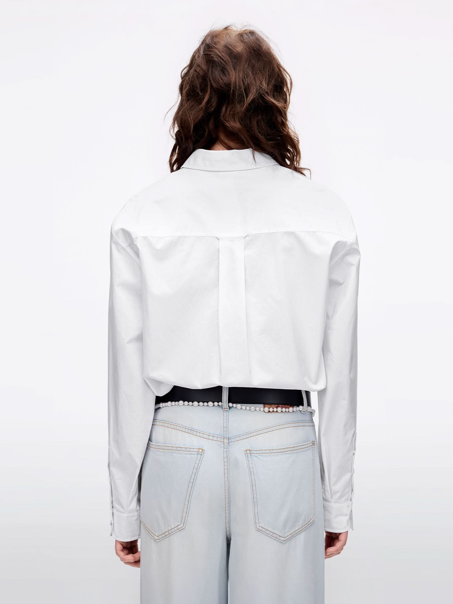 Beaded Loose-Fitting Shirt
