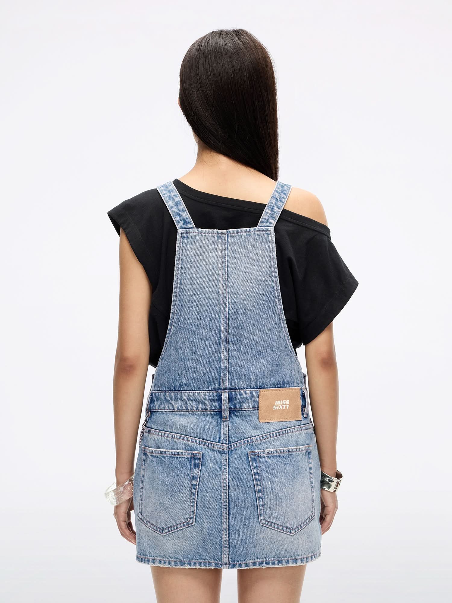 Denim Pinafore Dress