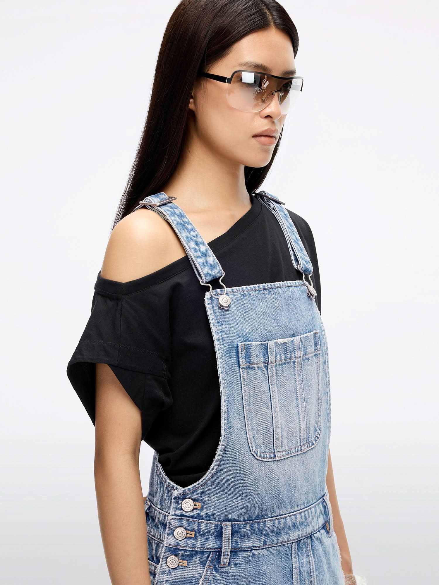 Denim Pinafore Dress