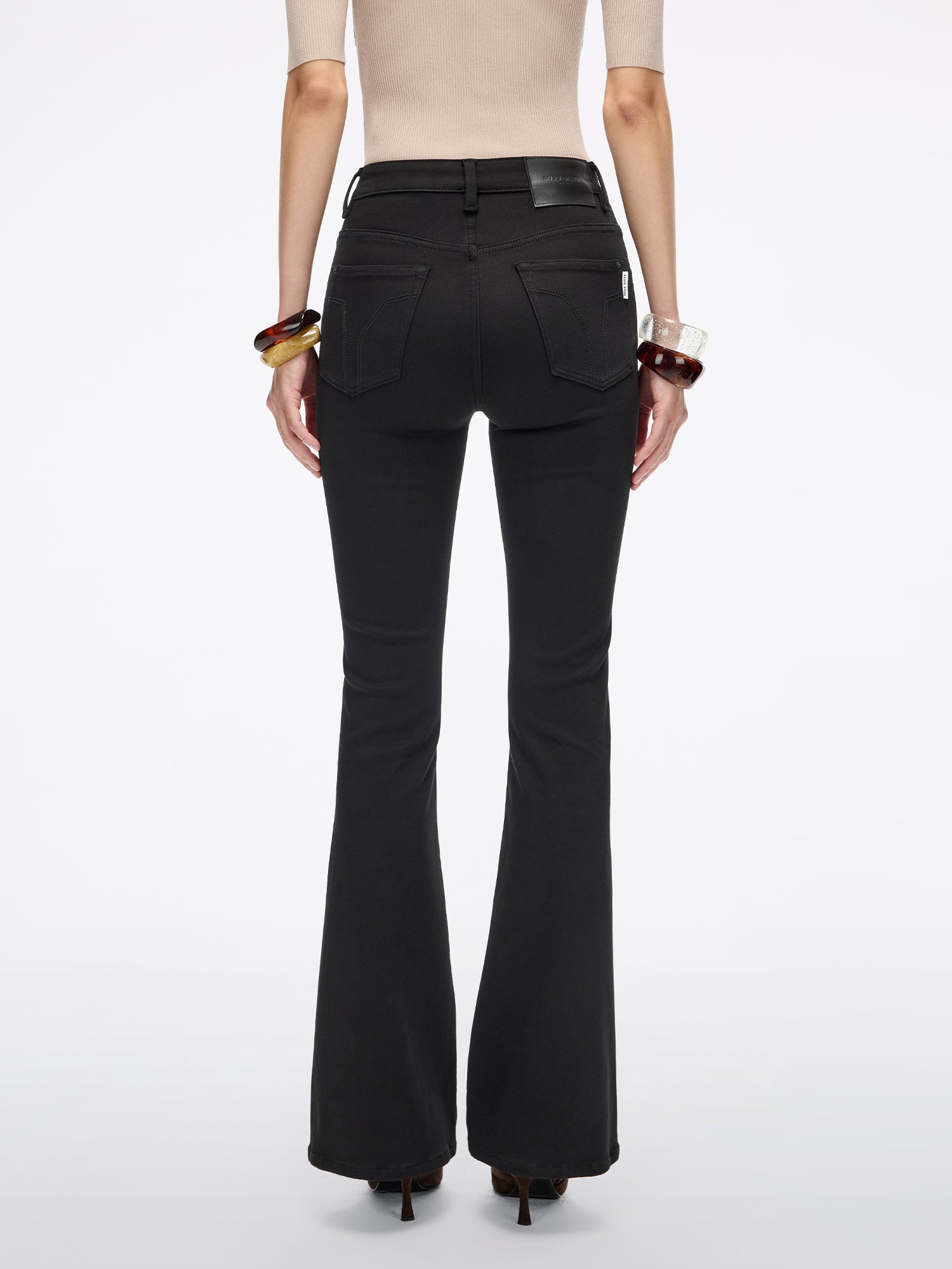 Flared Denim Jeans