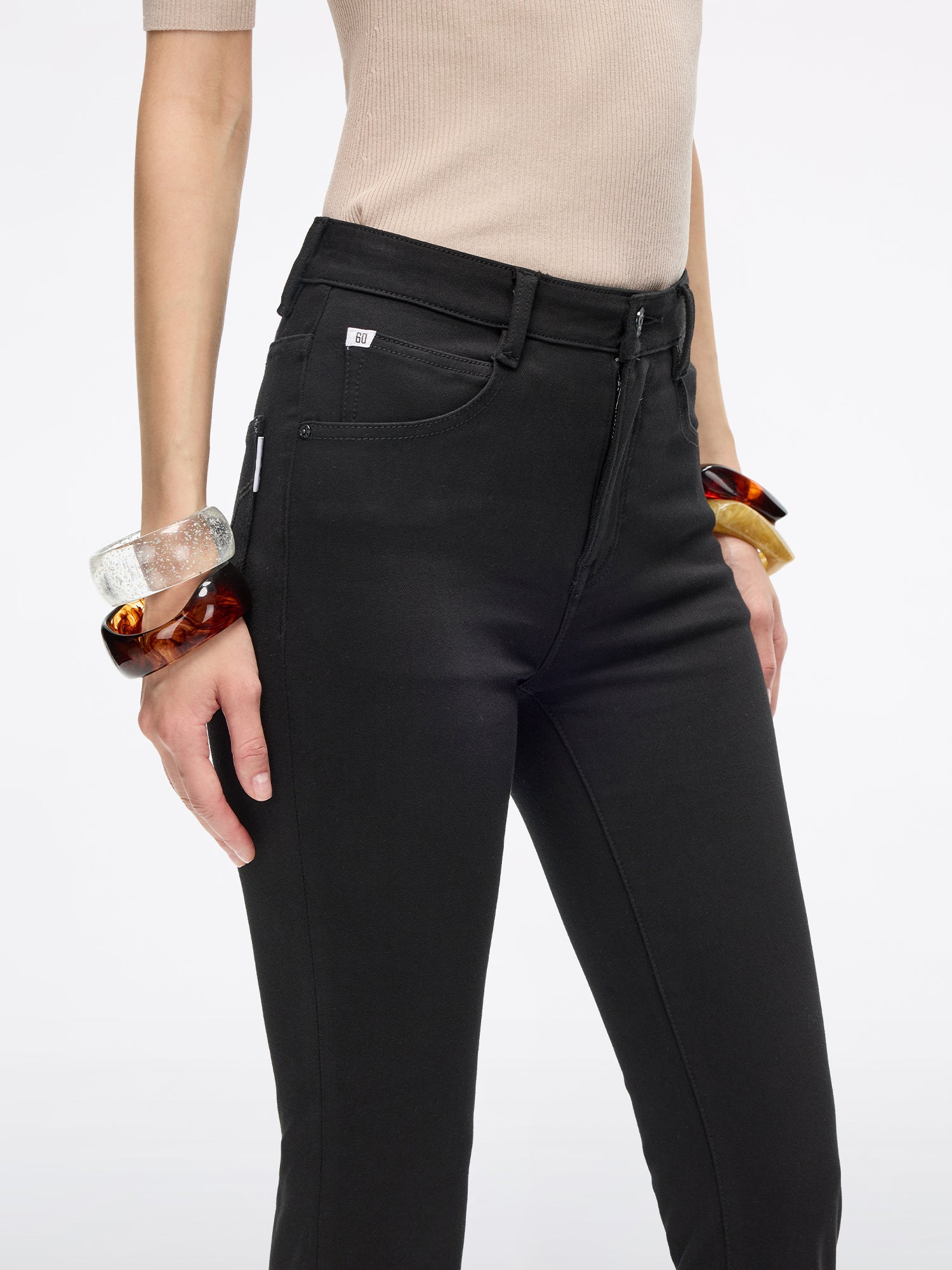 Flared Denim Jeans