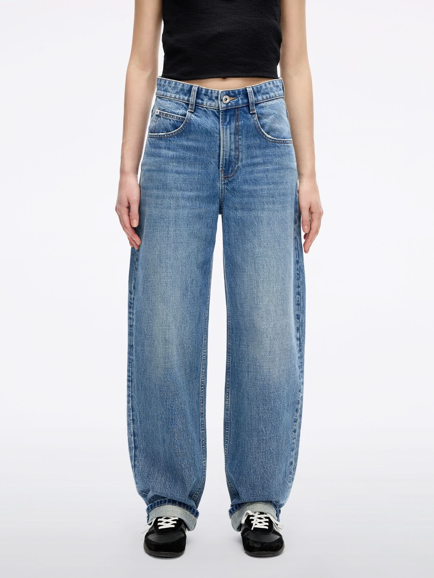 Distressed Jeans-BLUE ATTACK