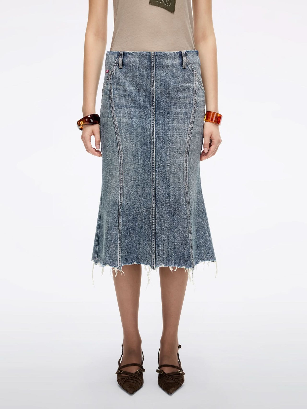 Mermaid Denim Skirt