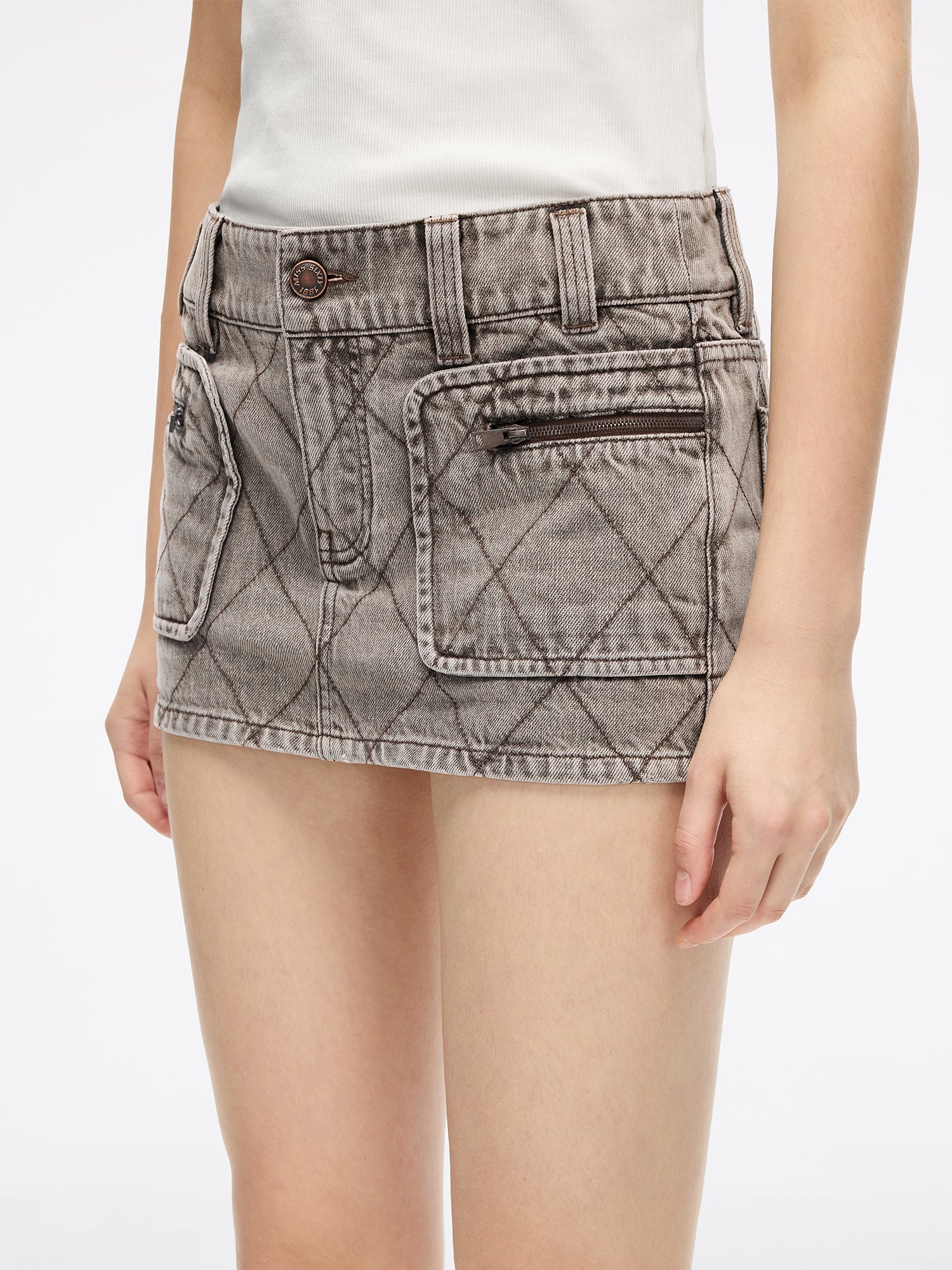 Denim Mini Skirt