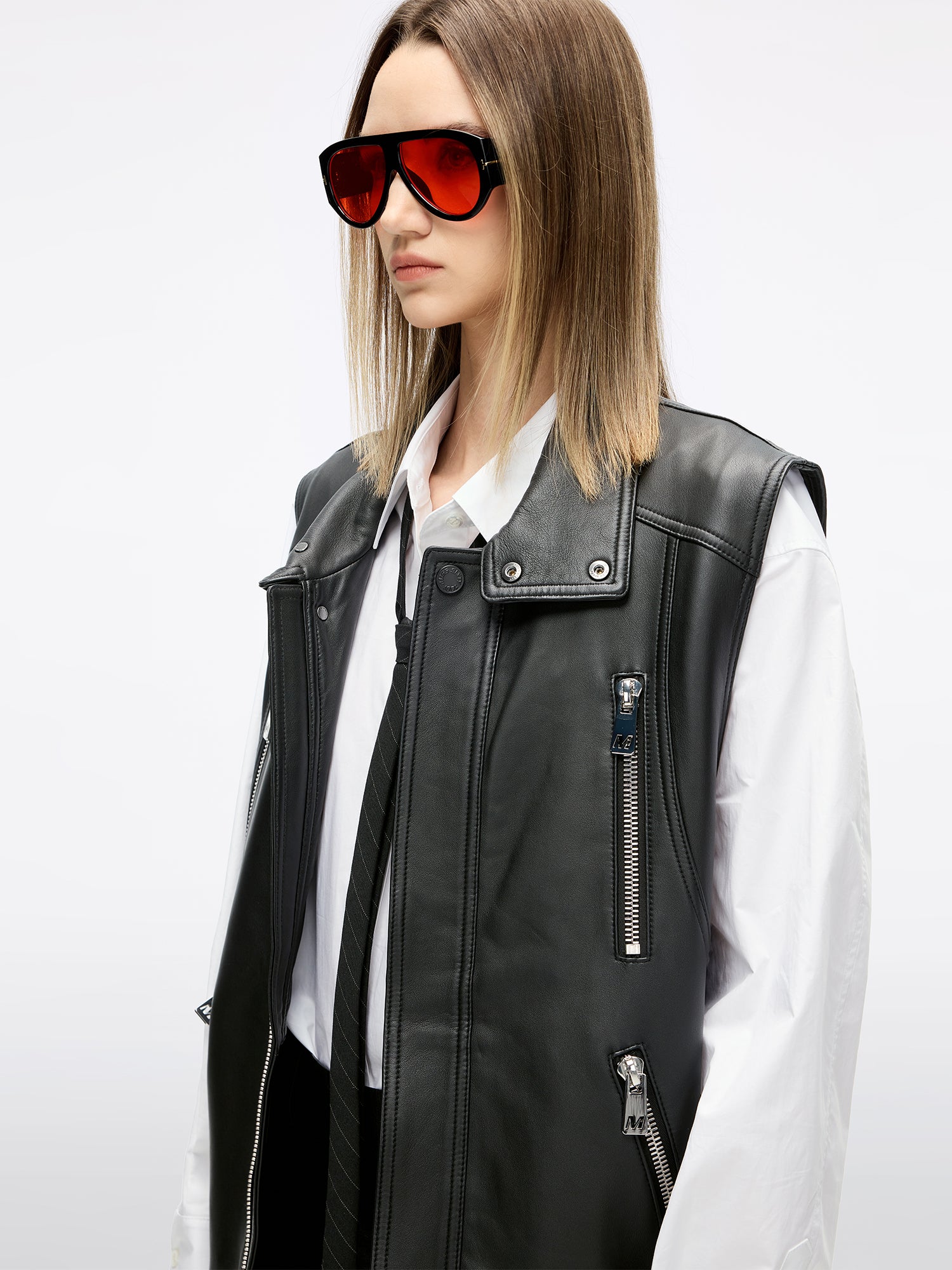 Sheepskin Leather Vest