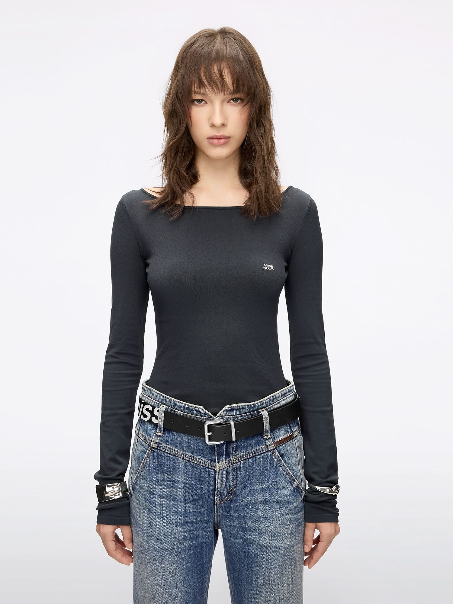 Embroidered Knit Top