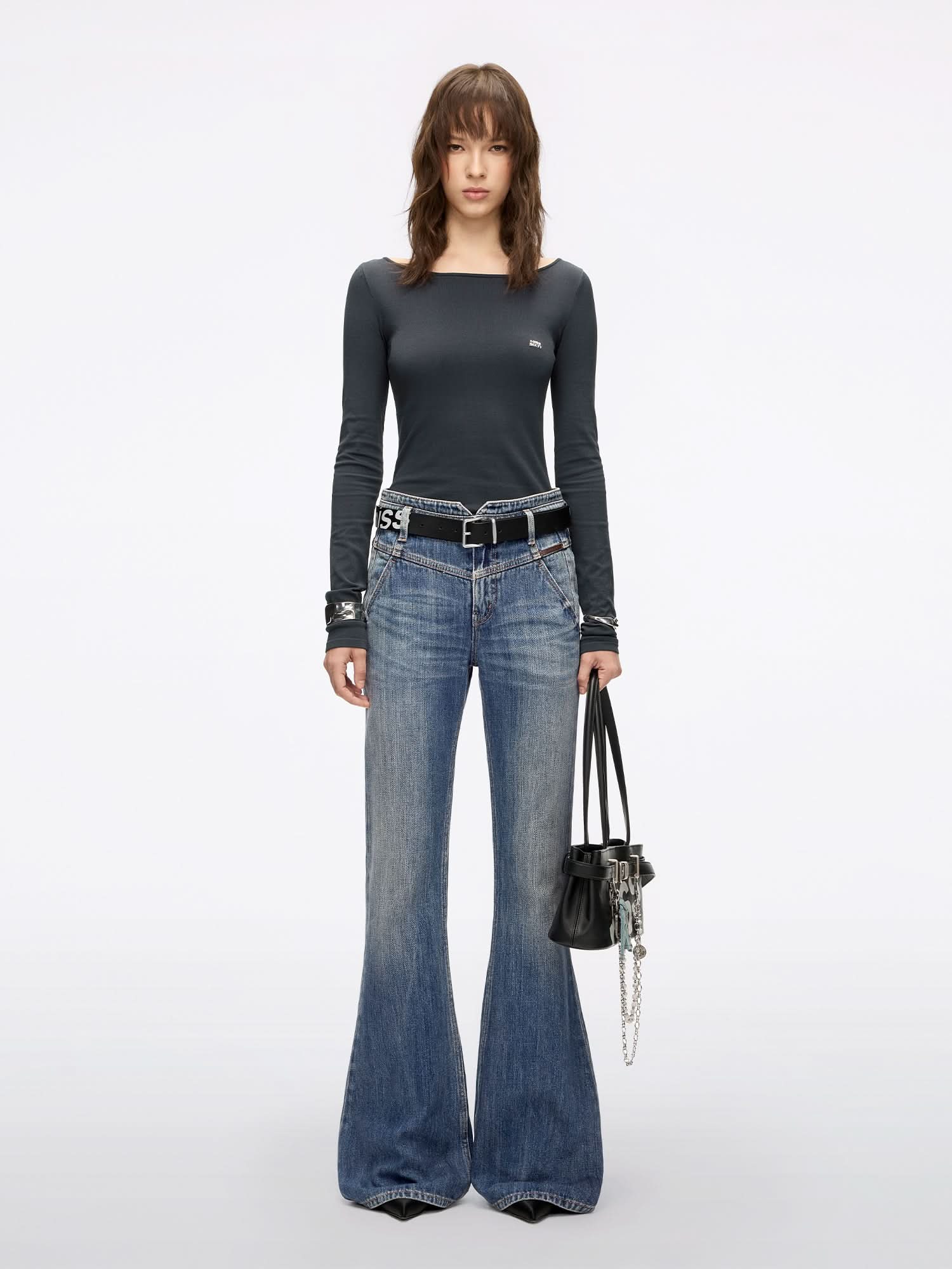 Embroidered Knit Top