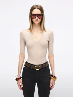 Halter Neck Knit Top