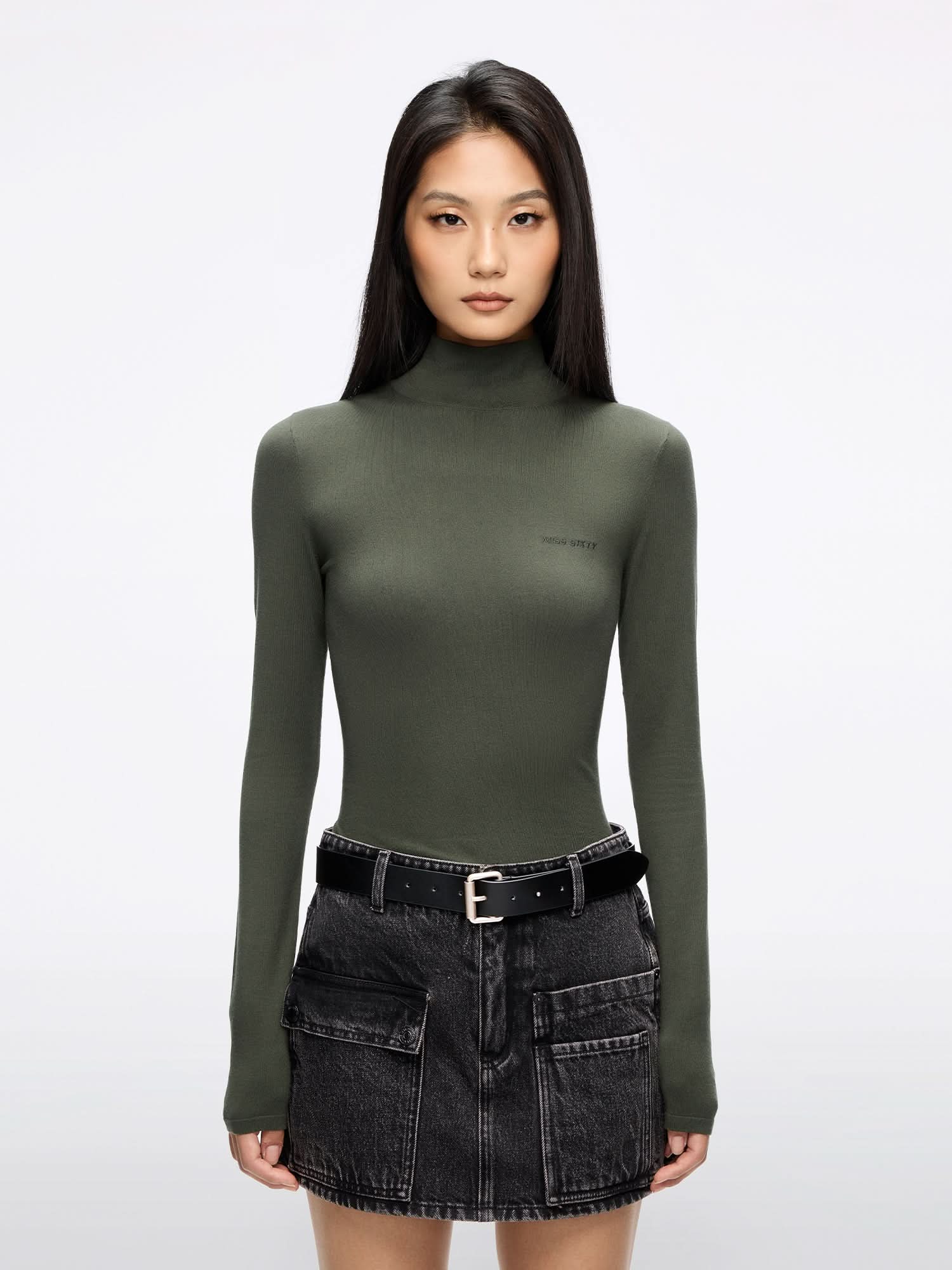 Embroidered Knit Top