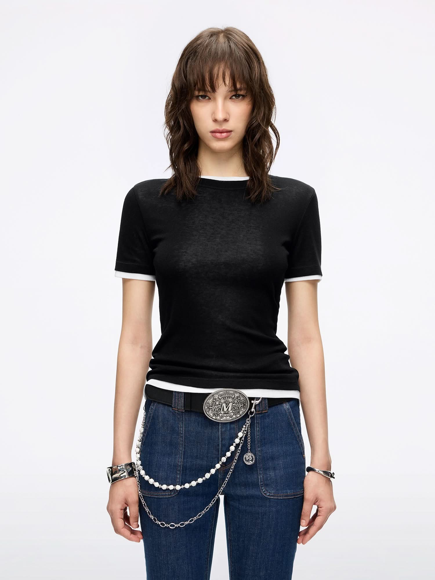 Faux Layered T-Shirt