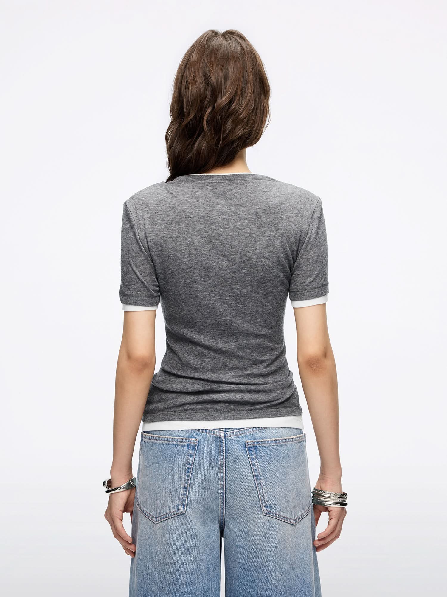 Faux Layered T-Shirt