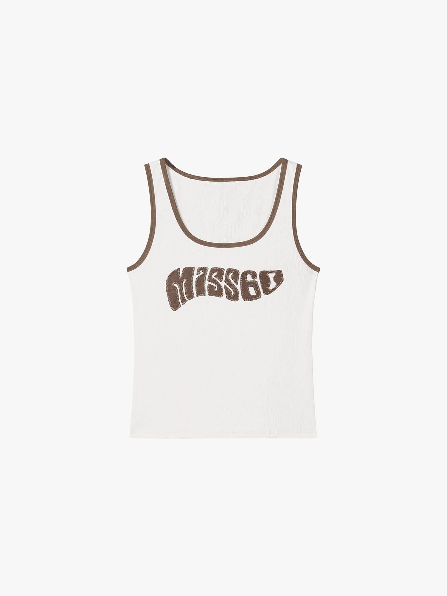 Patchwork Sleeveless T-Shirt