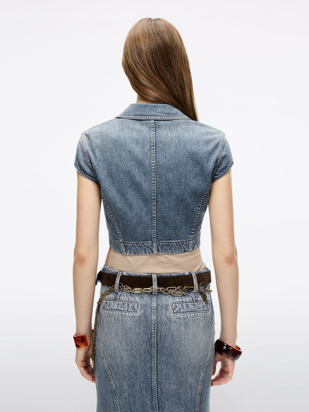 Cropped Denim Jacket