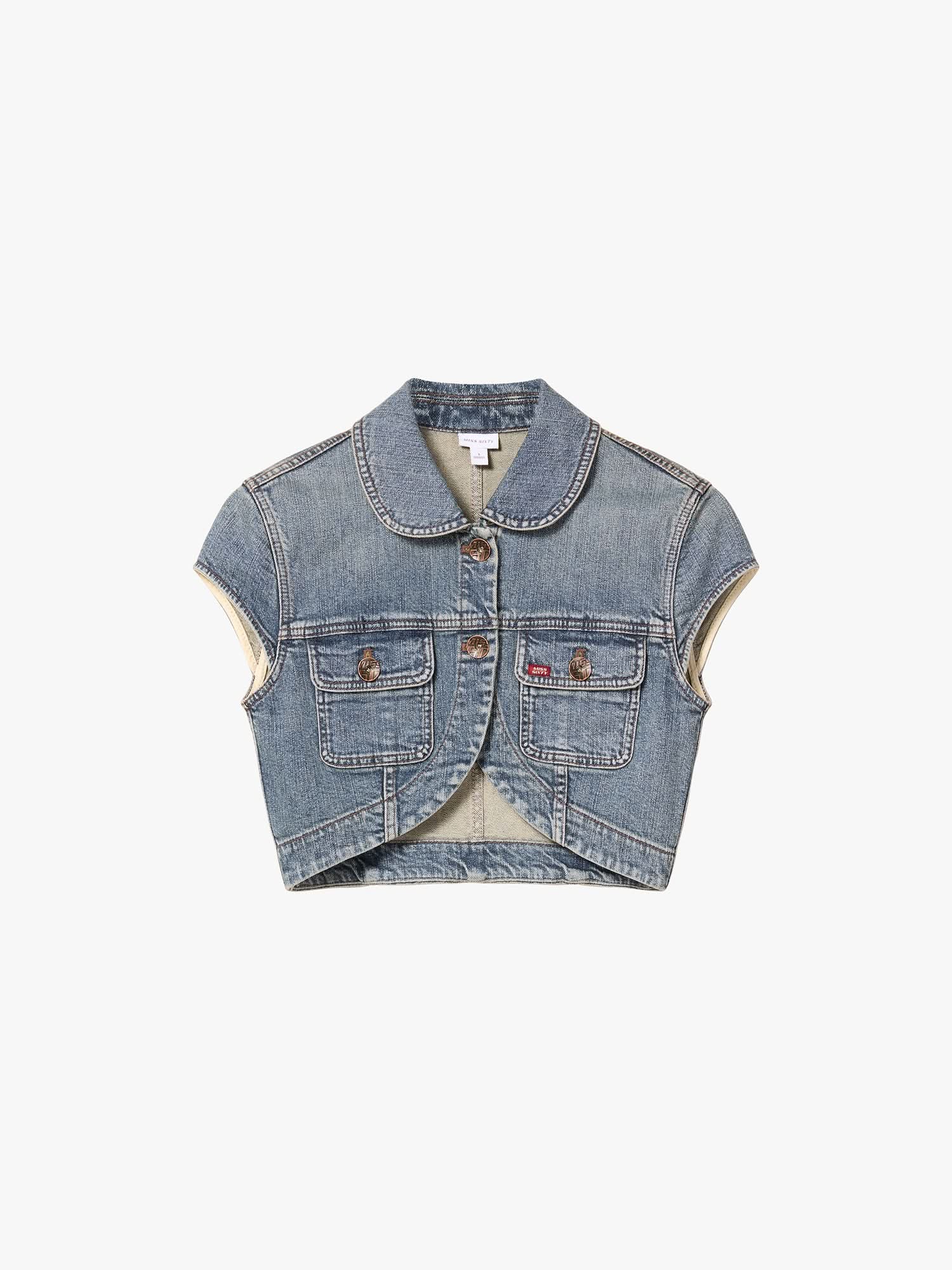 Cropped Denim Jacket