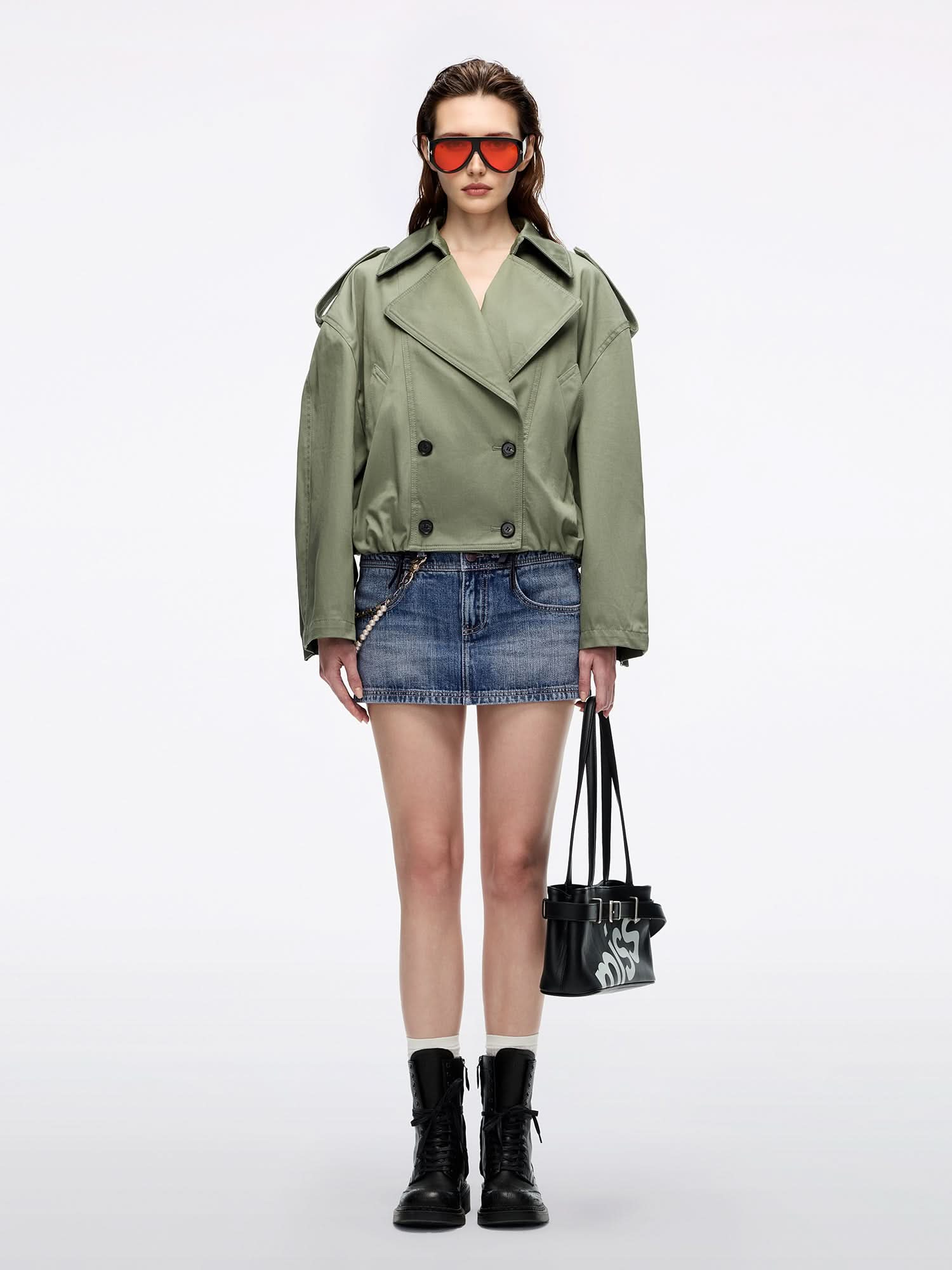 Loose-Fit Trench Coat