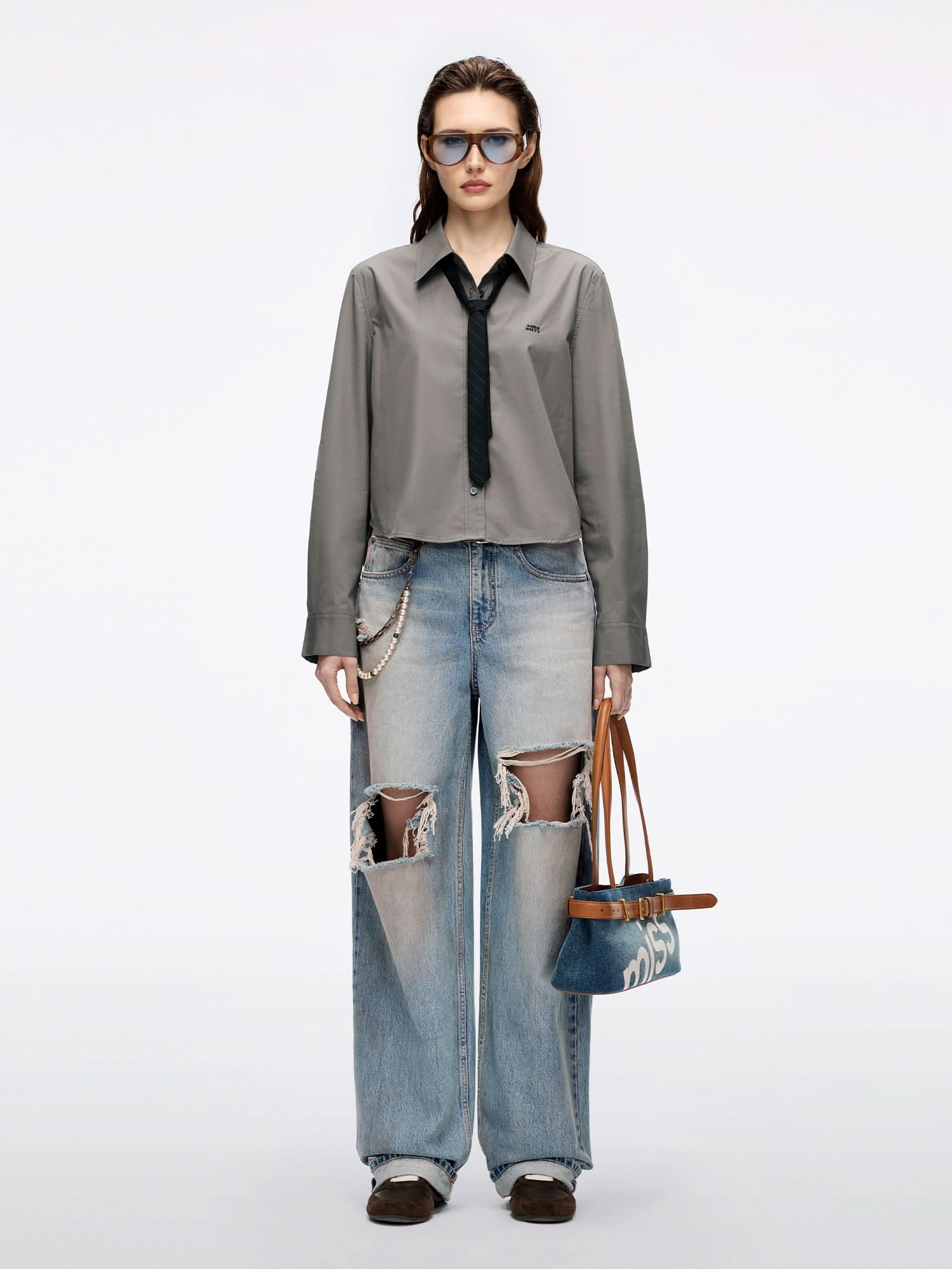 Loose-Fit Embroidered Shirt