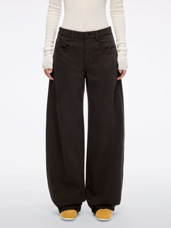 Loose Fit Jeans with Decorative Chain