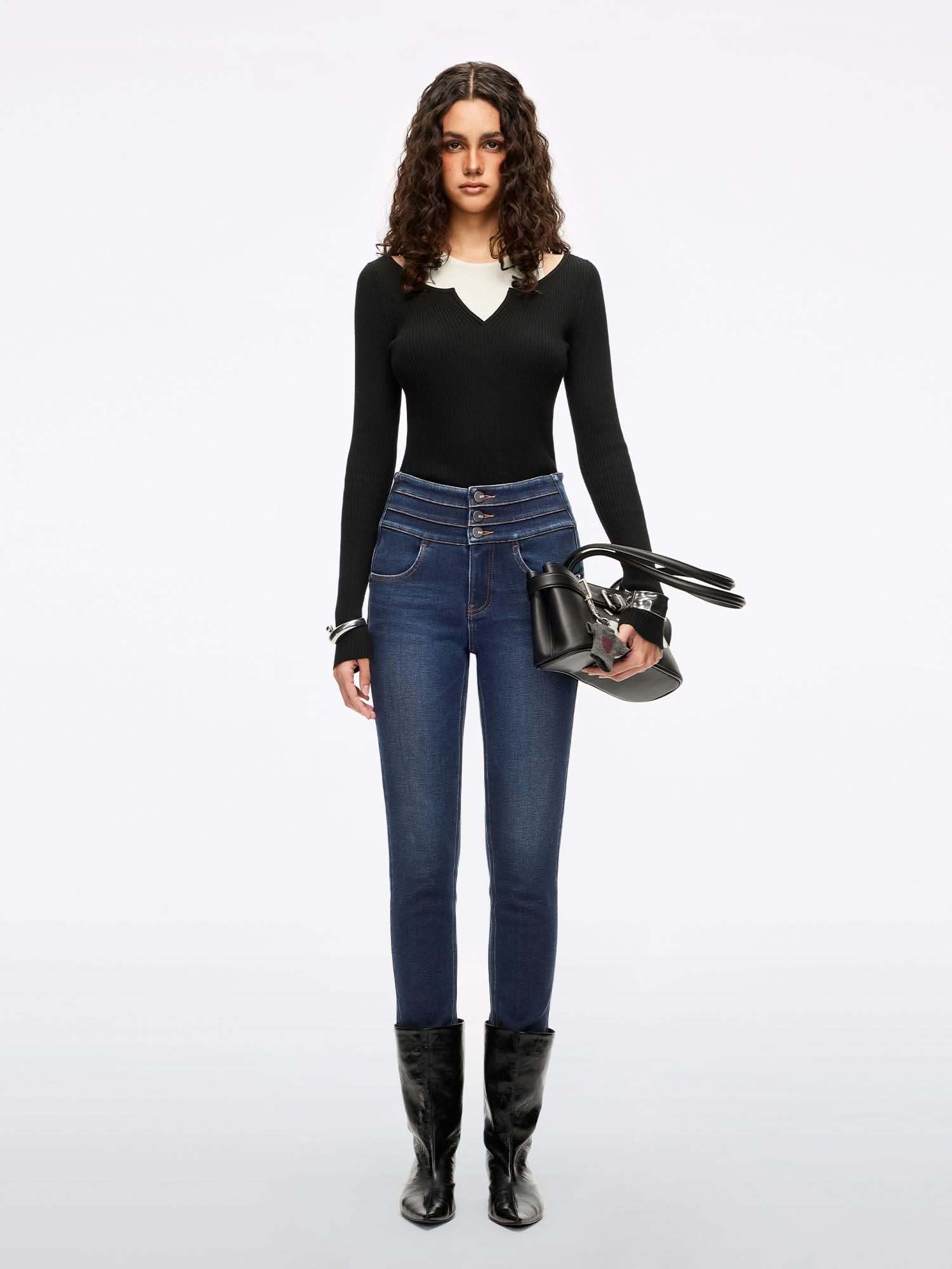 Skinny Jeans-BLUE ATTACK-PLUS 3