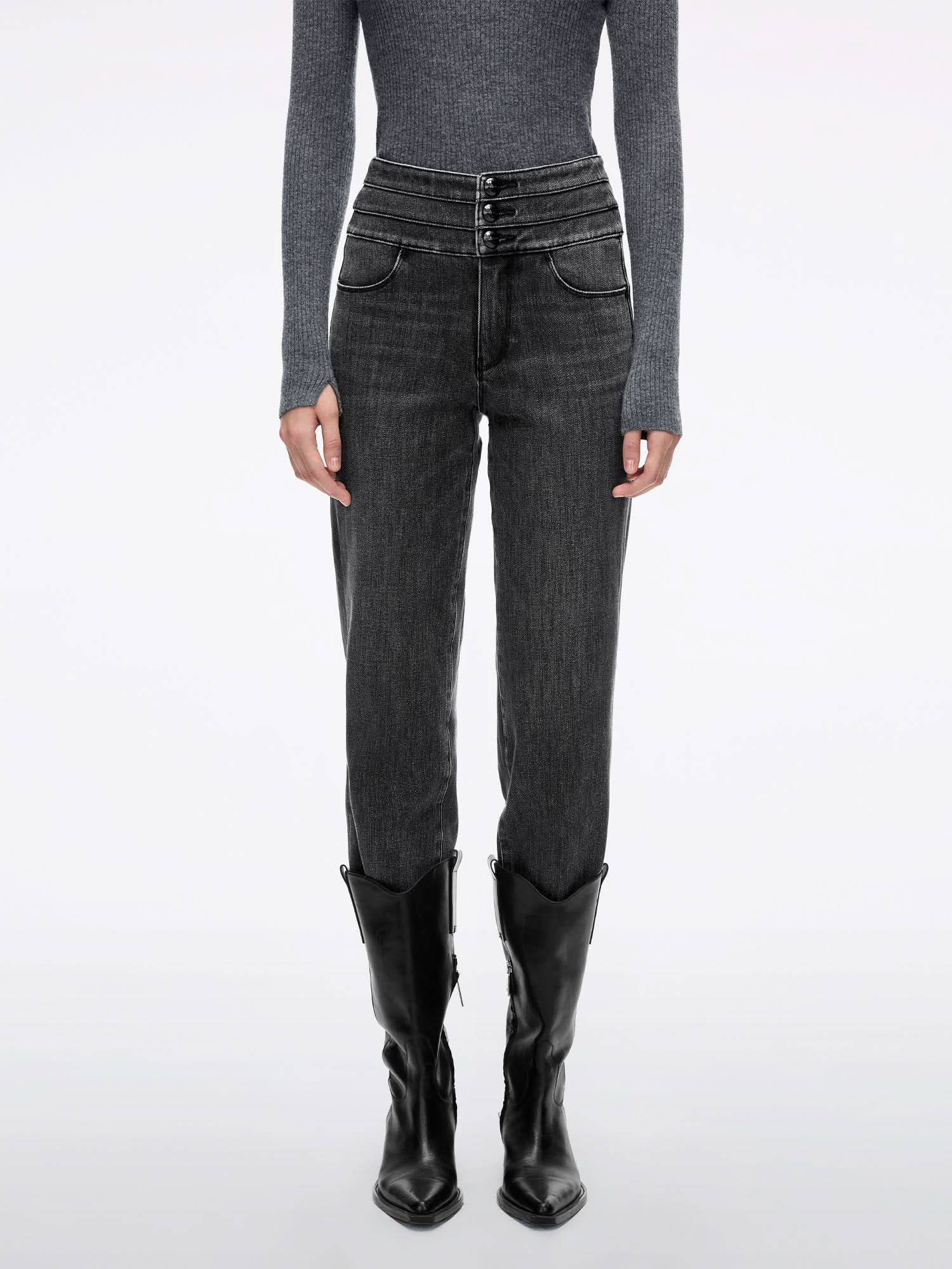 Straight-Fit Jeans-BLUE ATTACK