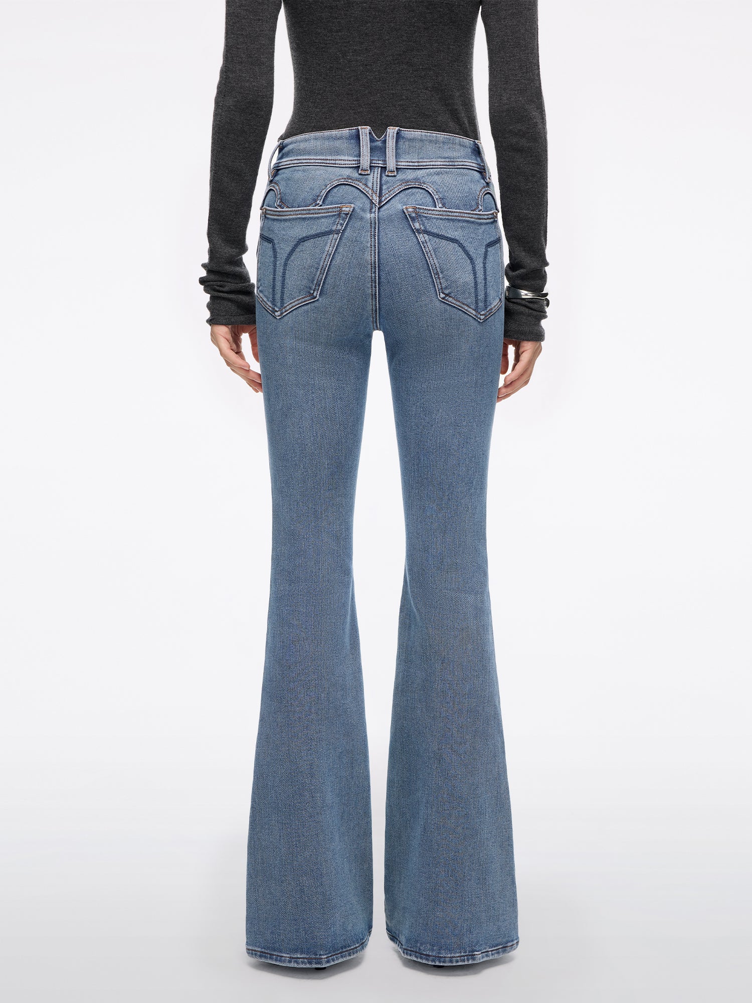 Slim Flared Jeans-BELLA