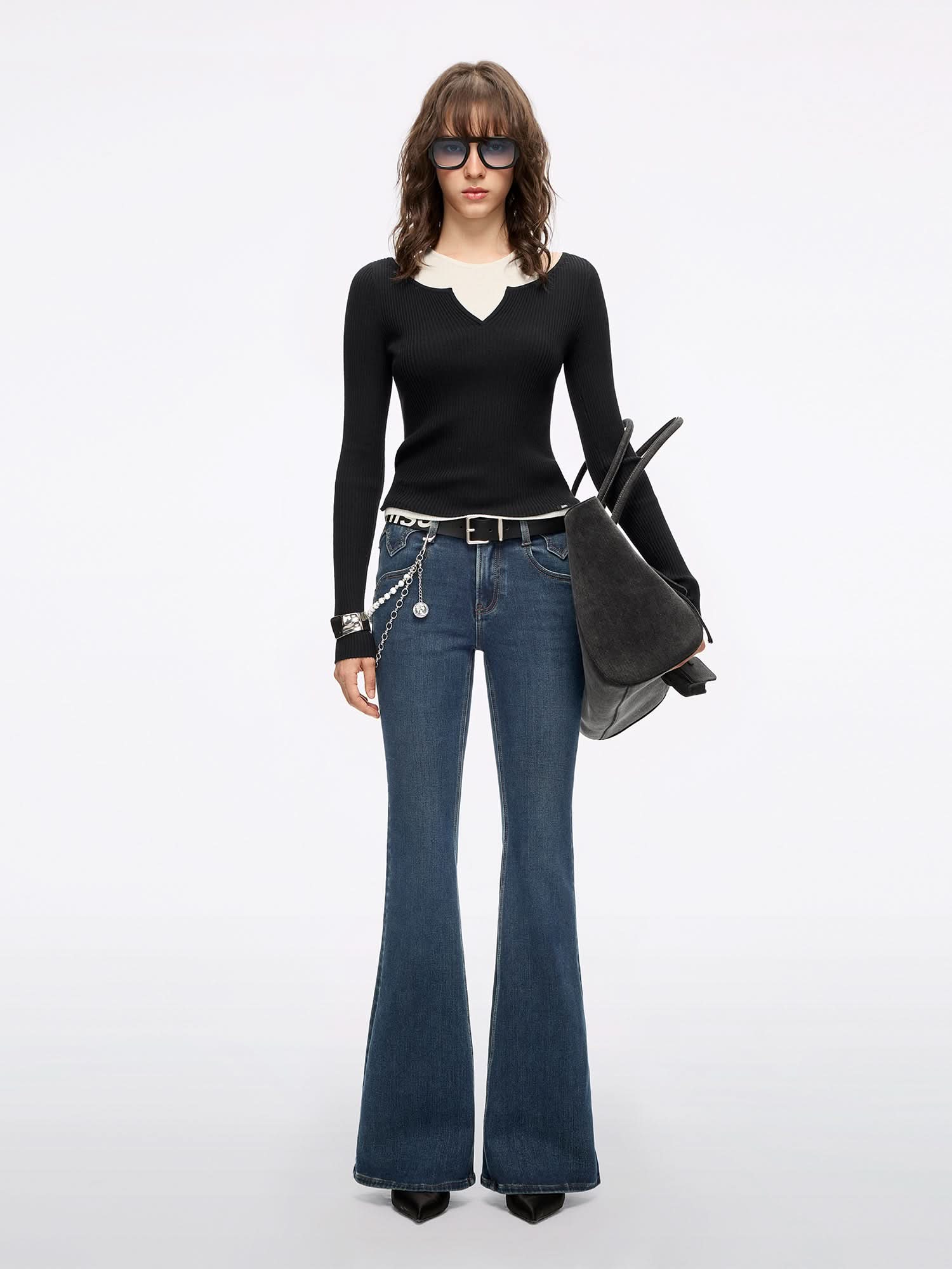 Slim Flared Jeans-BELLA - MISS SIXTY