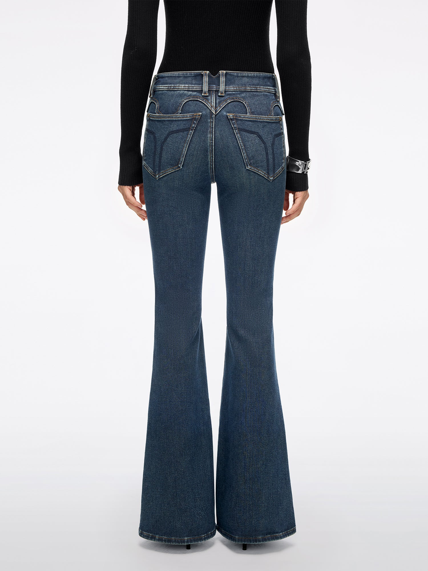 Slim Flared Jeans-BELLA