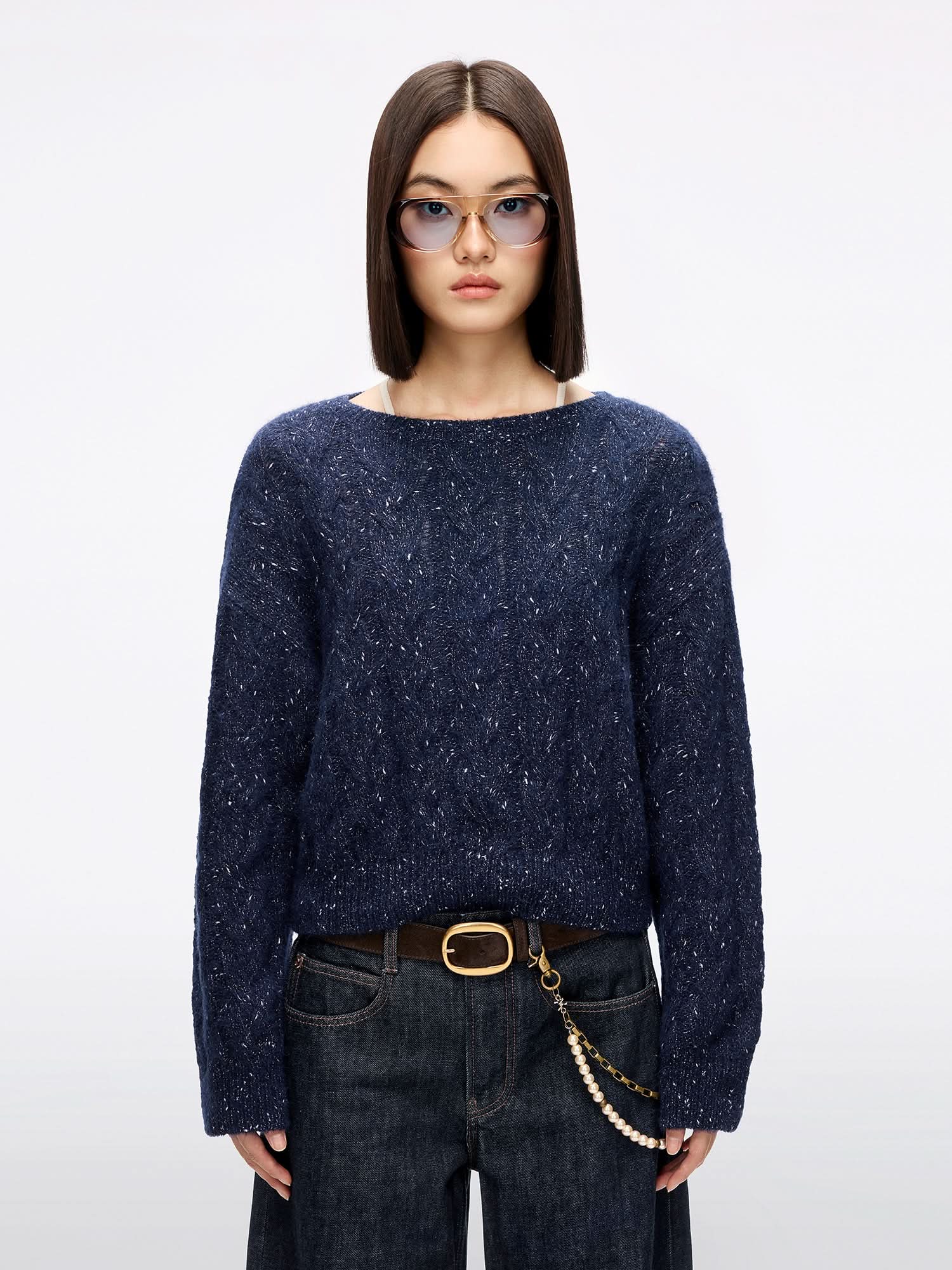 Alpaca Yarn Knit Top