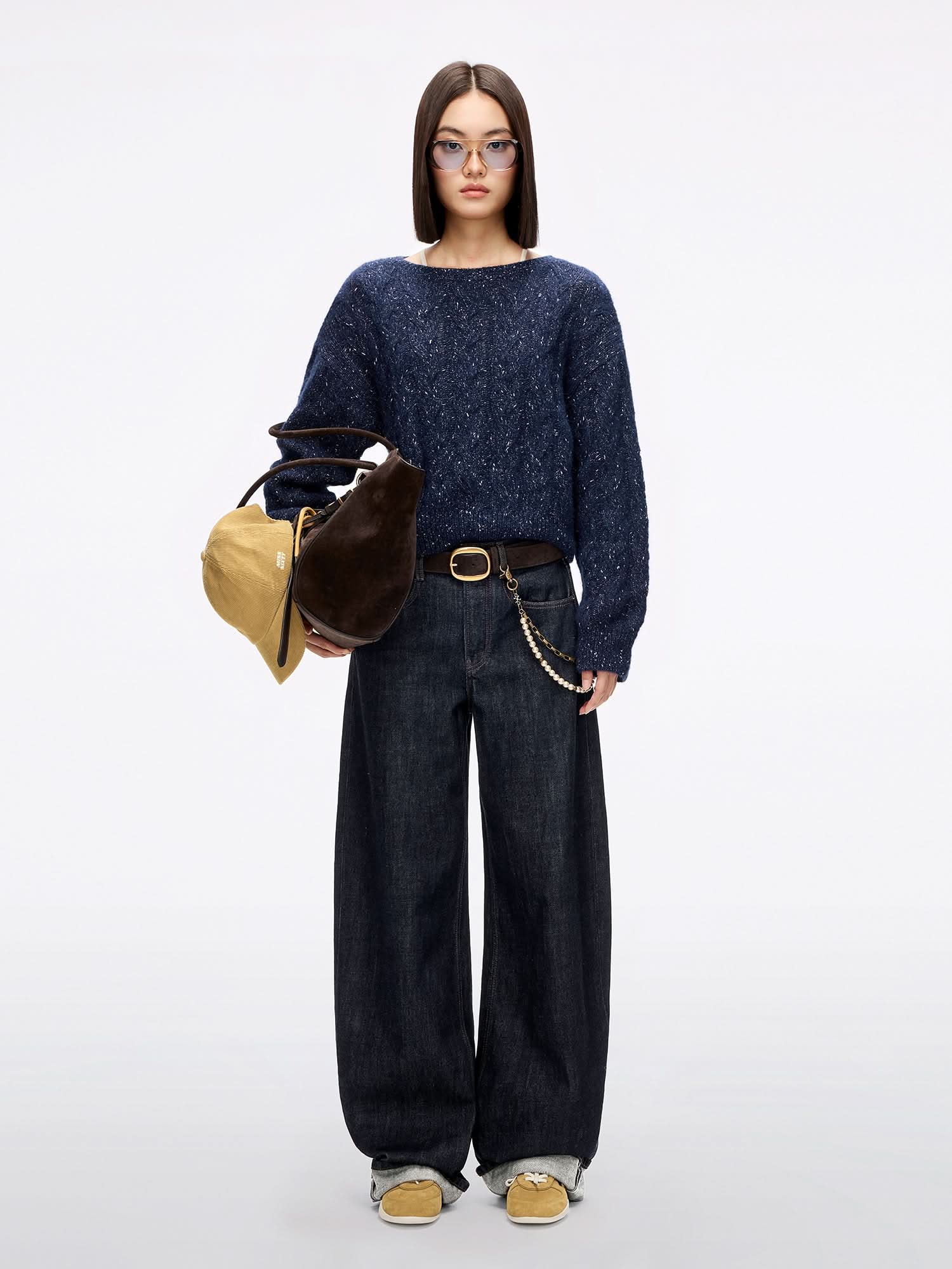 Alpaca Yarn Knit Top