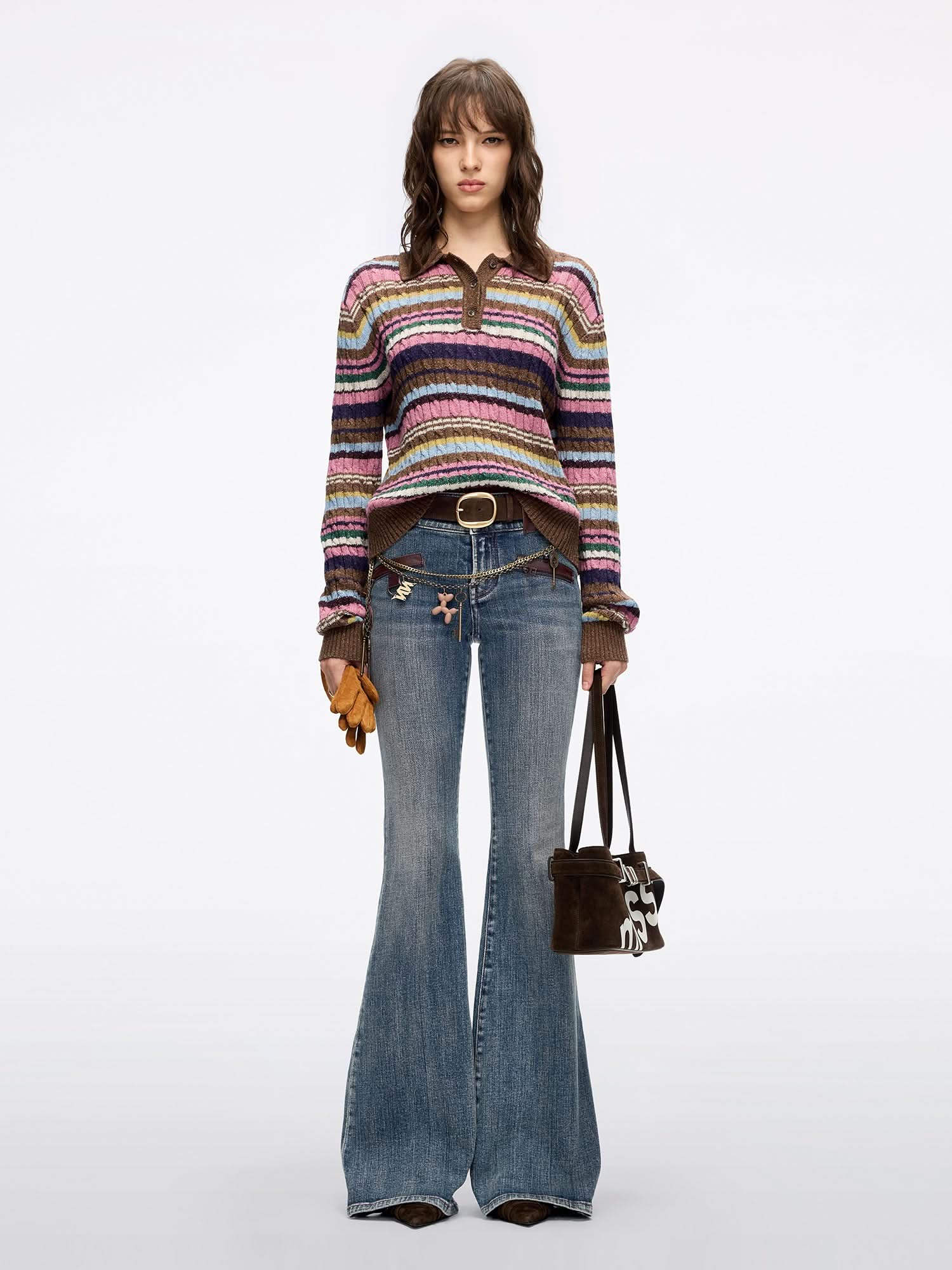 Striped Knit Sweater
