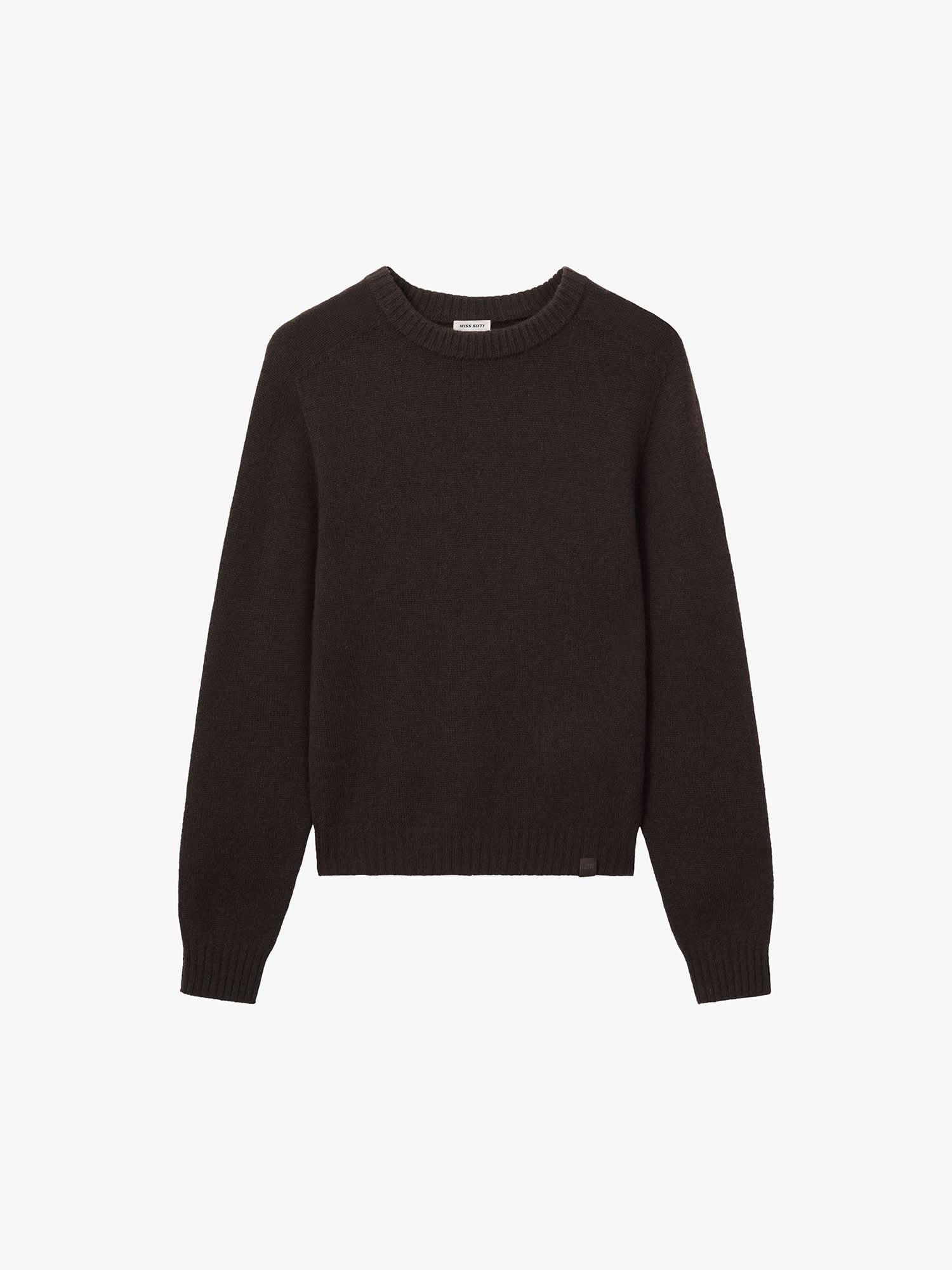 Crew Neck Wool Sweater