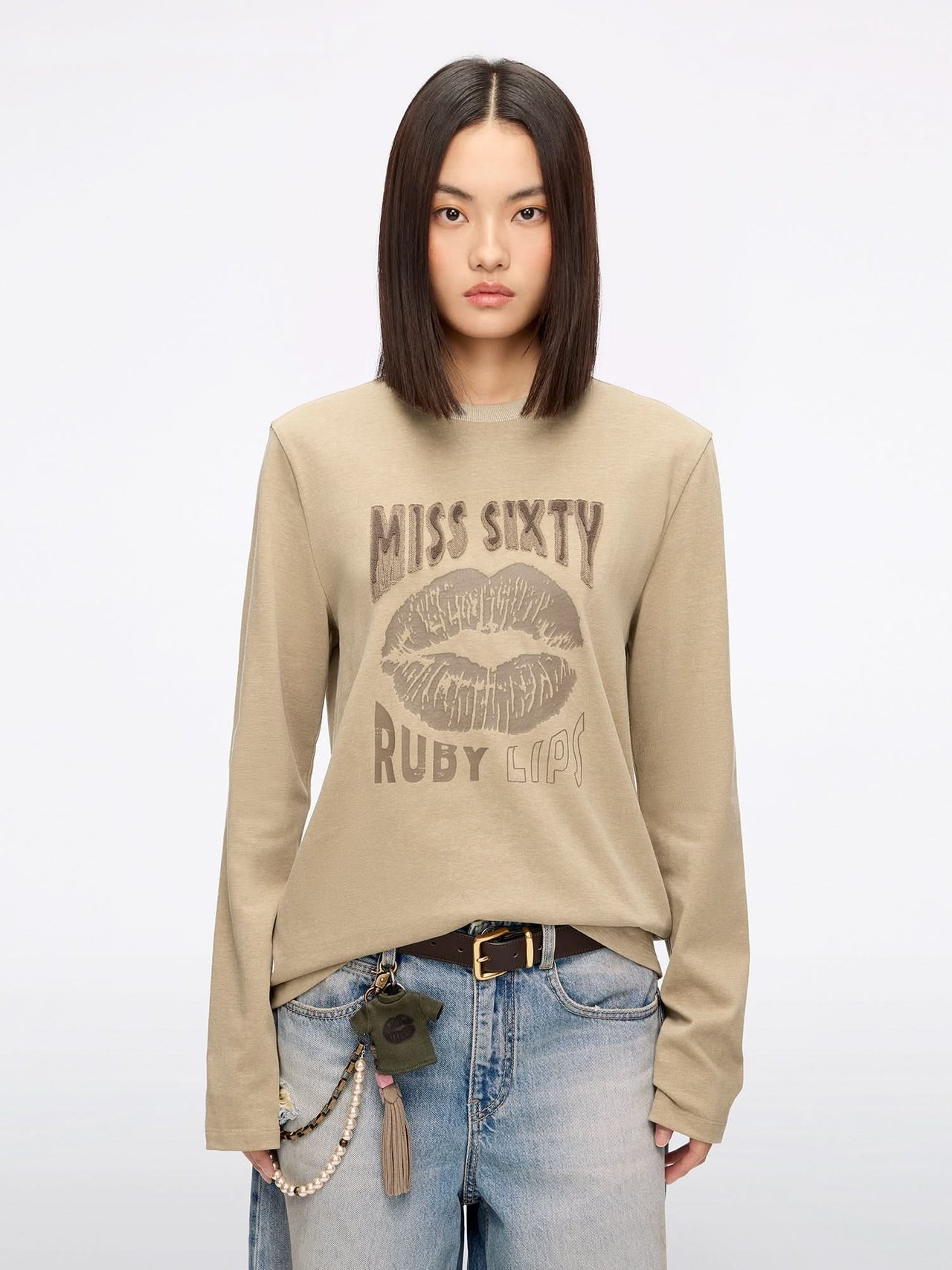 Printed Long-Sleeve T-Shirt