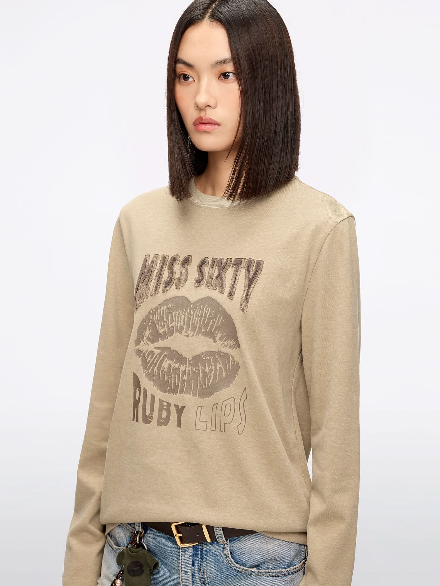 Printed Long-Sleeve T-Shirt
