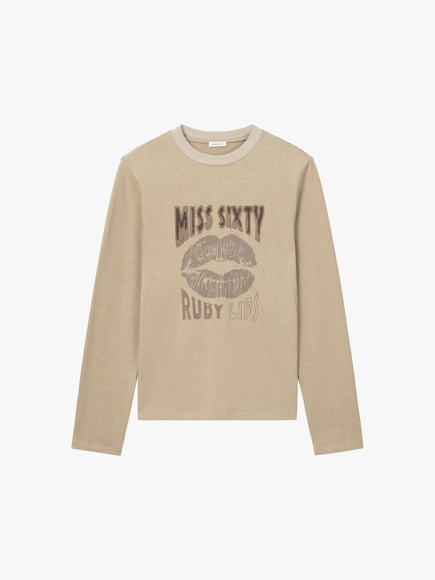 Printed Long-Sleeve T-Shirt
