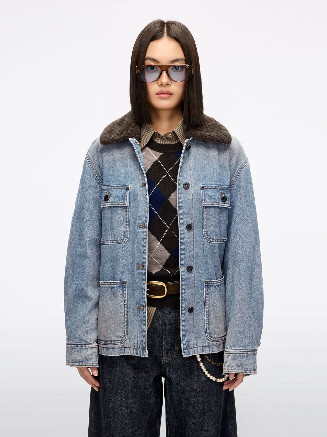 Utility Style Denim Jacket
