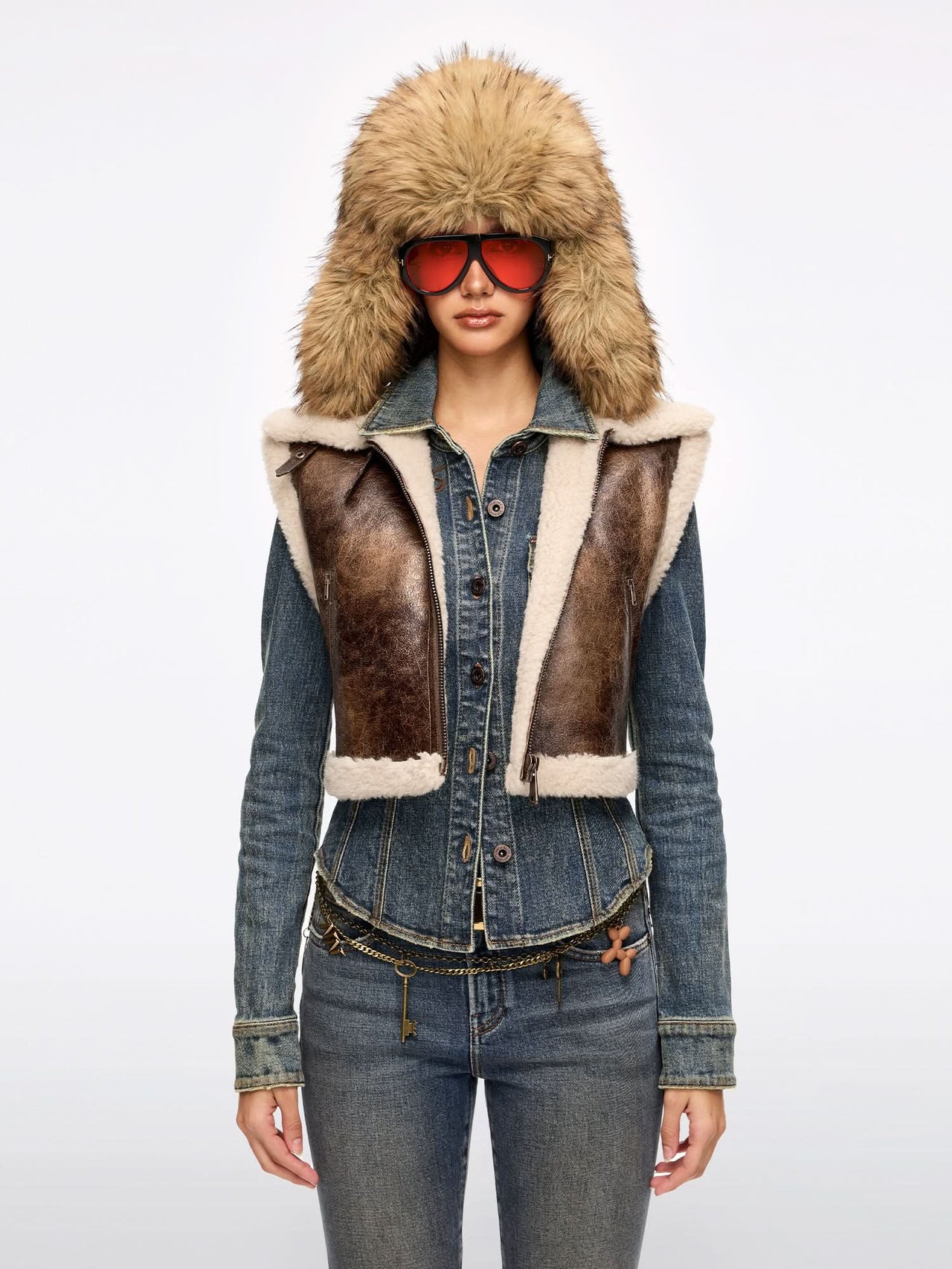 Eco-Friendly Faux Fur Vest