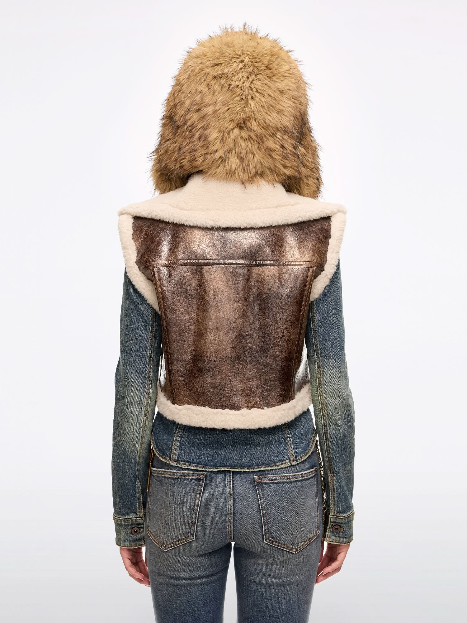 Eco-Friendly Faux Fur Vest