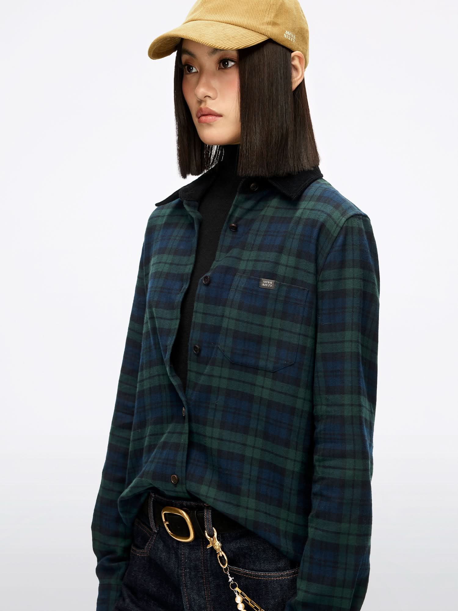 Collared Check Shirt