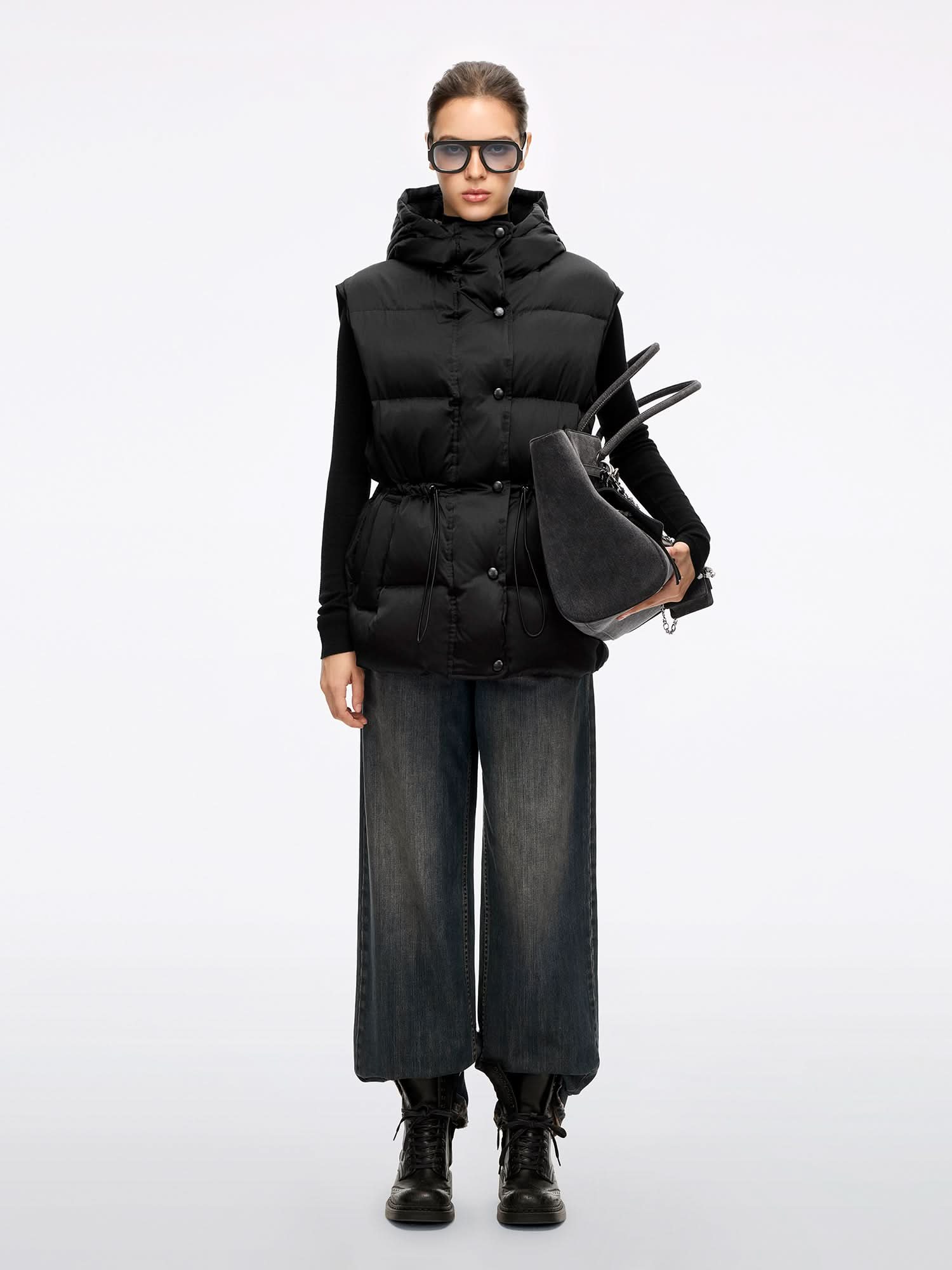 Hooded Down Vest