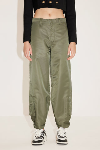 Vintage Green Cargo Style Trousers