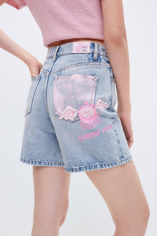 Miss Sixty x ANDRÉ SARAIVA Capsule Collection Straight Denim Shorts