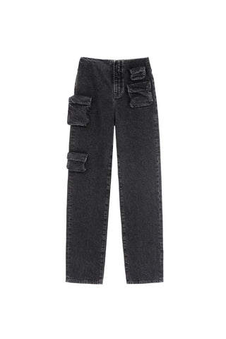 High Waist Jeans With Pockets