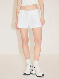 Miss Sixty x Keith Haring Capsule Collection White Printed Denim Shorts